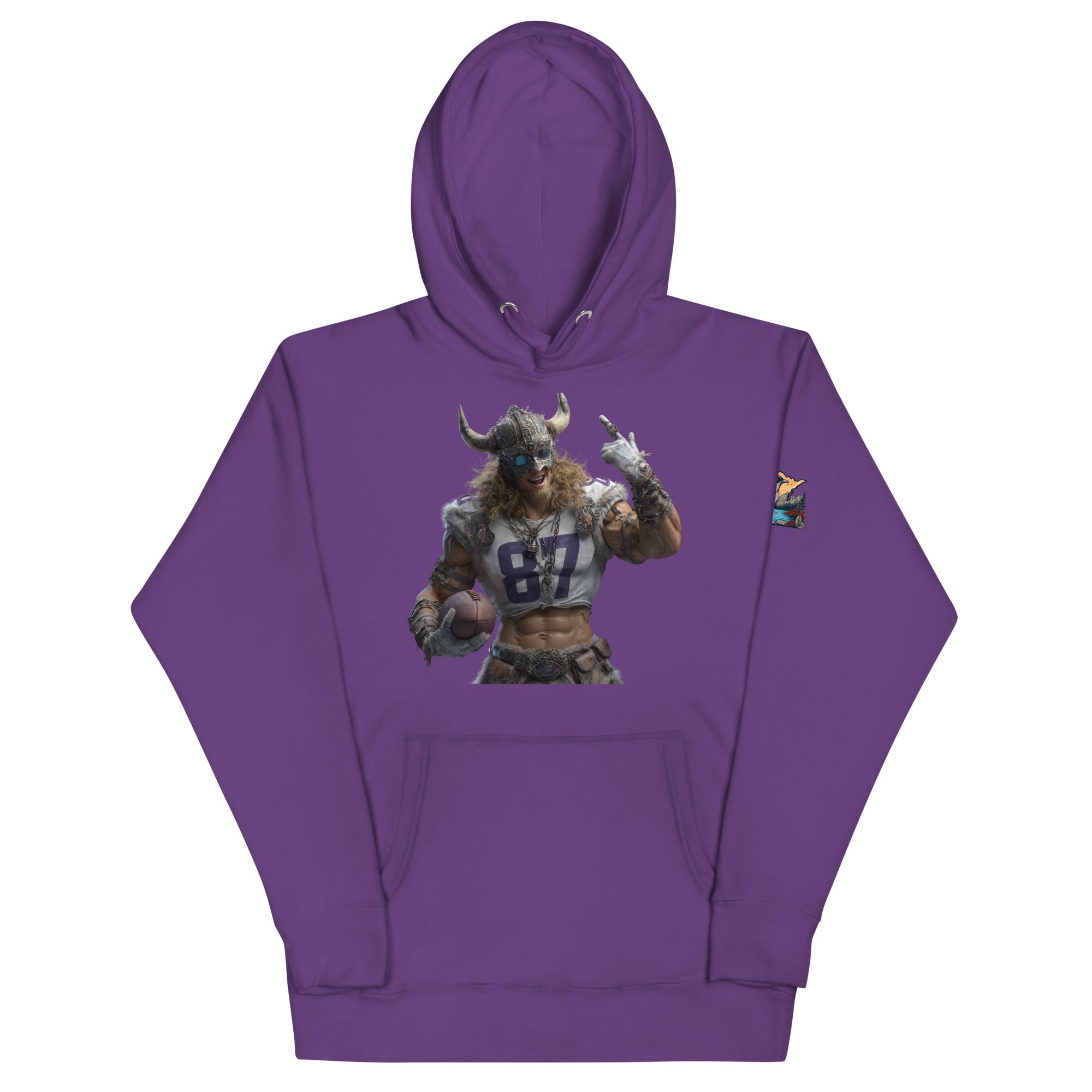 Viking 10 M Unisex Hoodie Purple