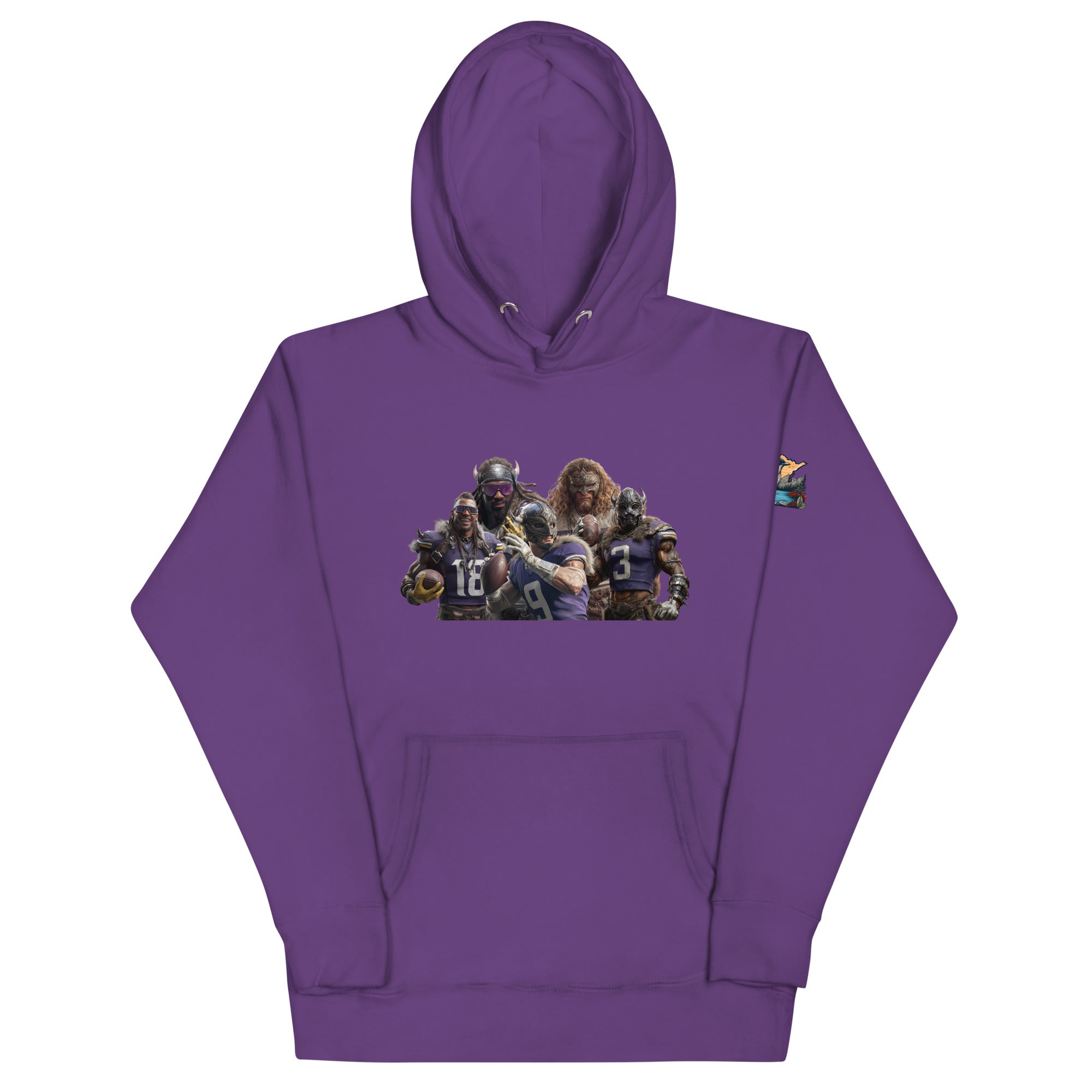 Viking 11 M Unisex Hoodie Purple