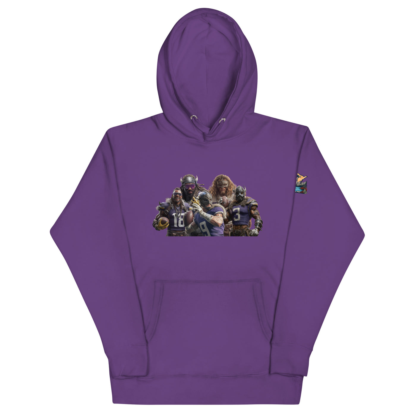 Viking 11 M Unisex Hoodie Purple