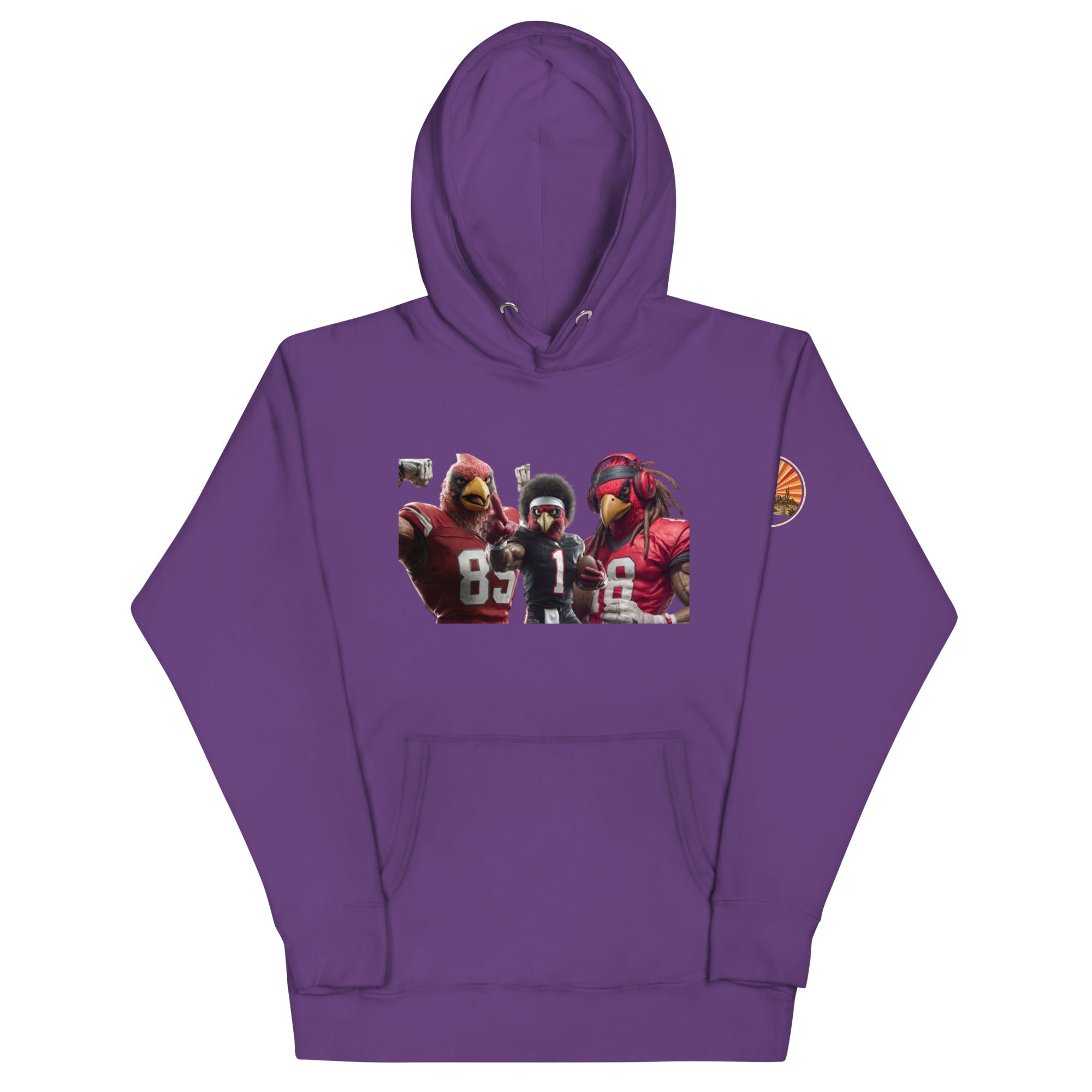 Cardinal 13 M Unisex Hoodie Purple