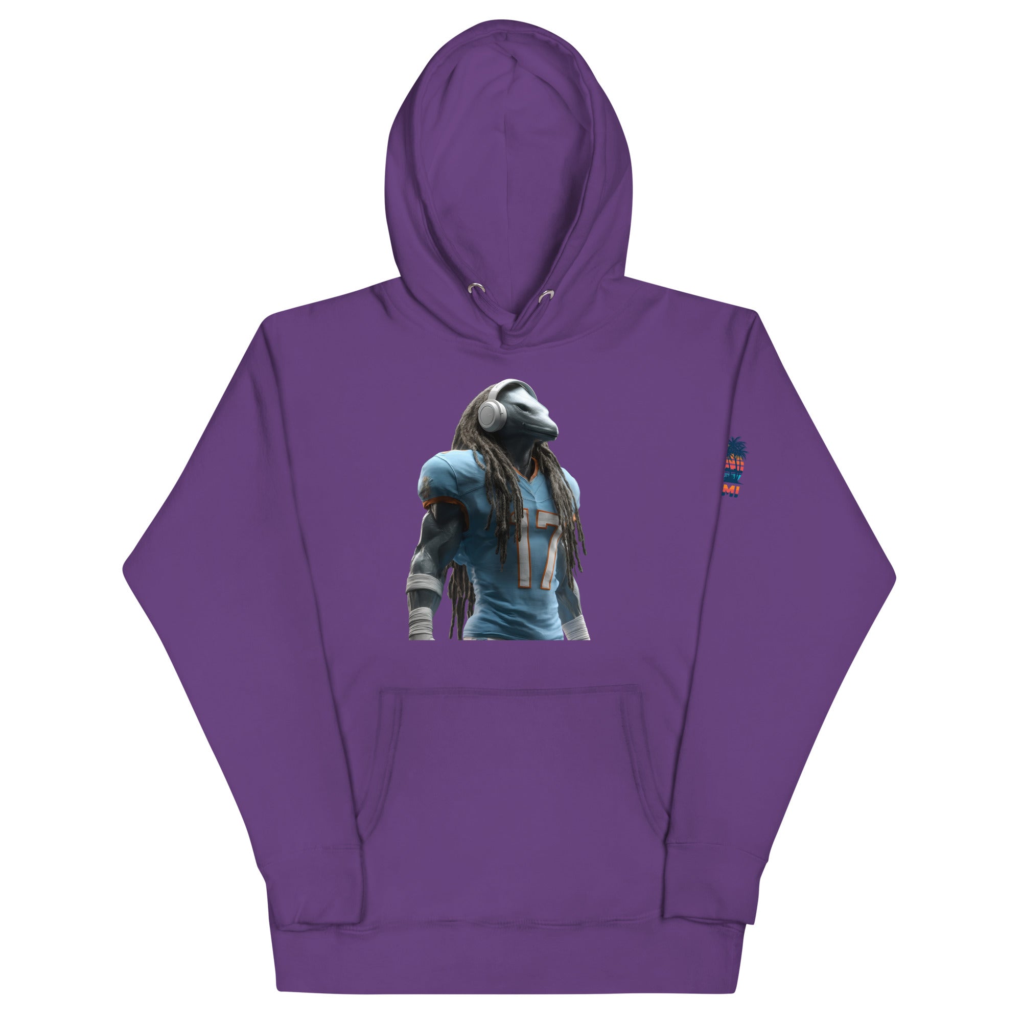 Dolphin 6 M Unisex Hoodie Purple