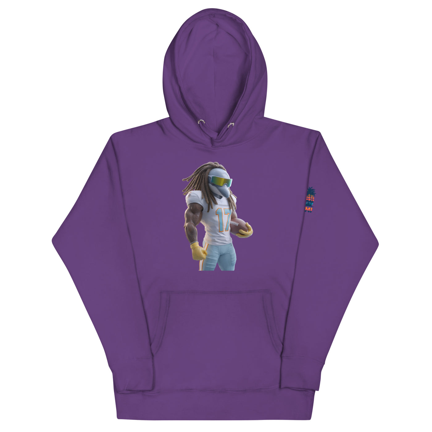 Dolphin 11 M Unisex Hoodie Purple