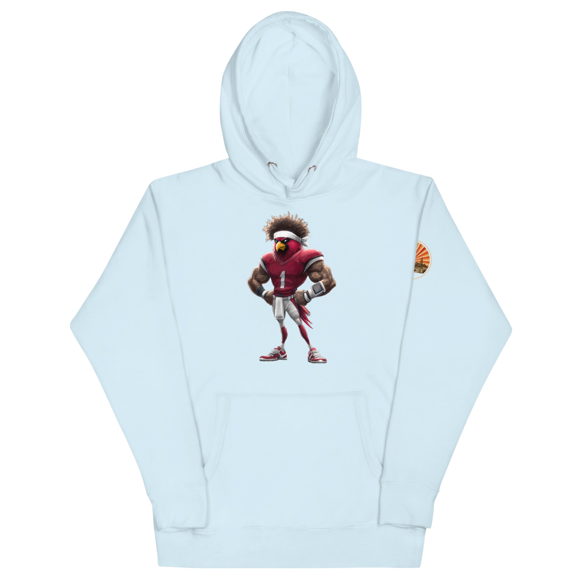 Cardinal 1 Men Unisex Hoodie Sky Blue