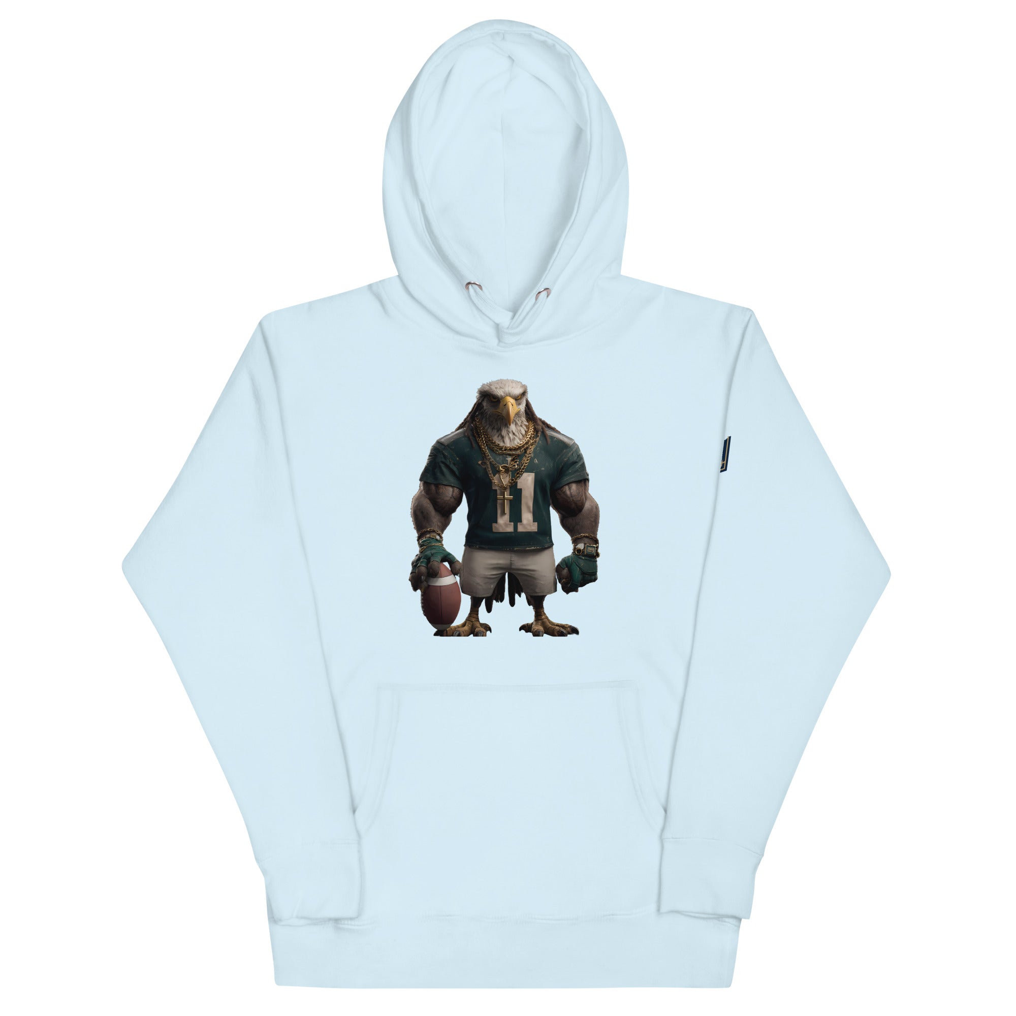 Eagle 8 m Unisex Hoodie Sky Blue