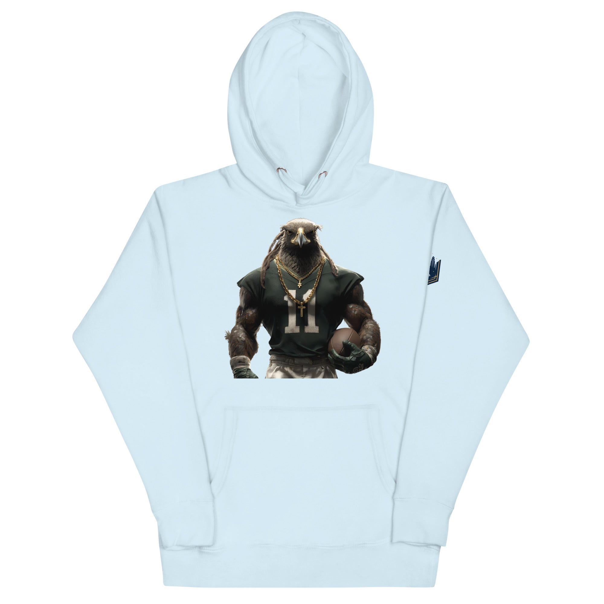 Eagle 9 m Unisex Hoodie Sky Blue