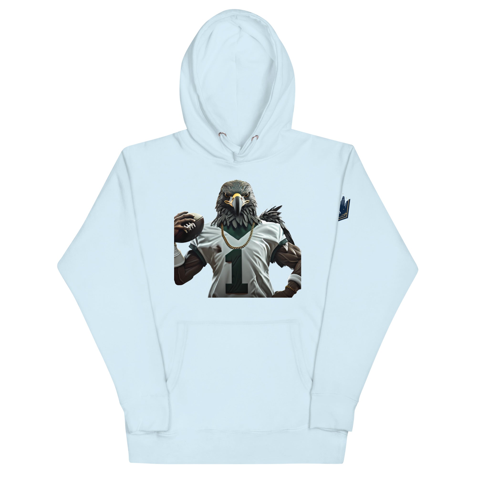 Eagle 10 m Unisex Hoodie Sky Blue