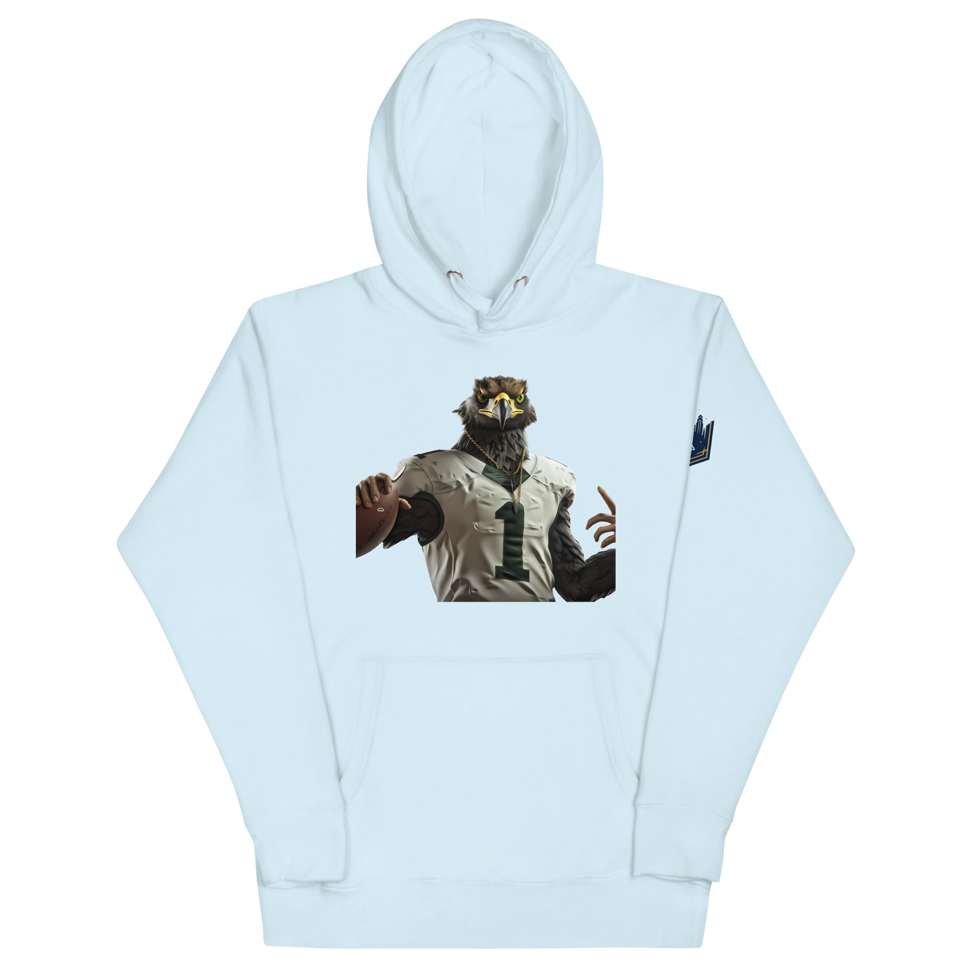 Eagle 12 M Unisex Hoodie Sky Blue