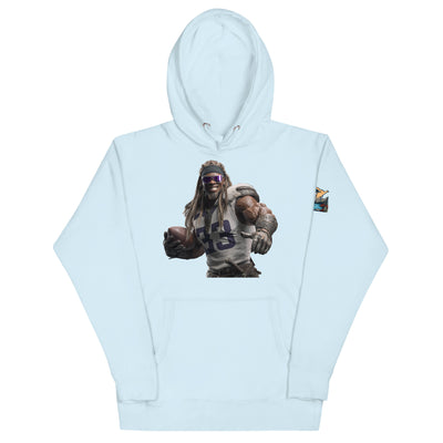 Viking 8 M Unisex Hoodie Sky Blue