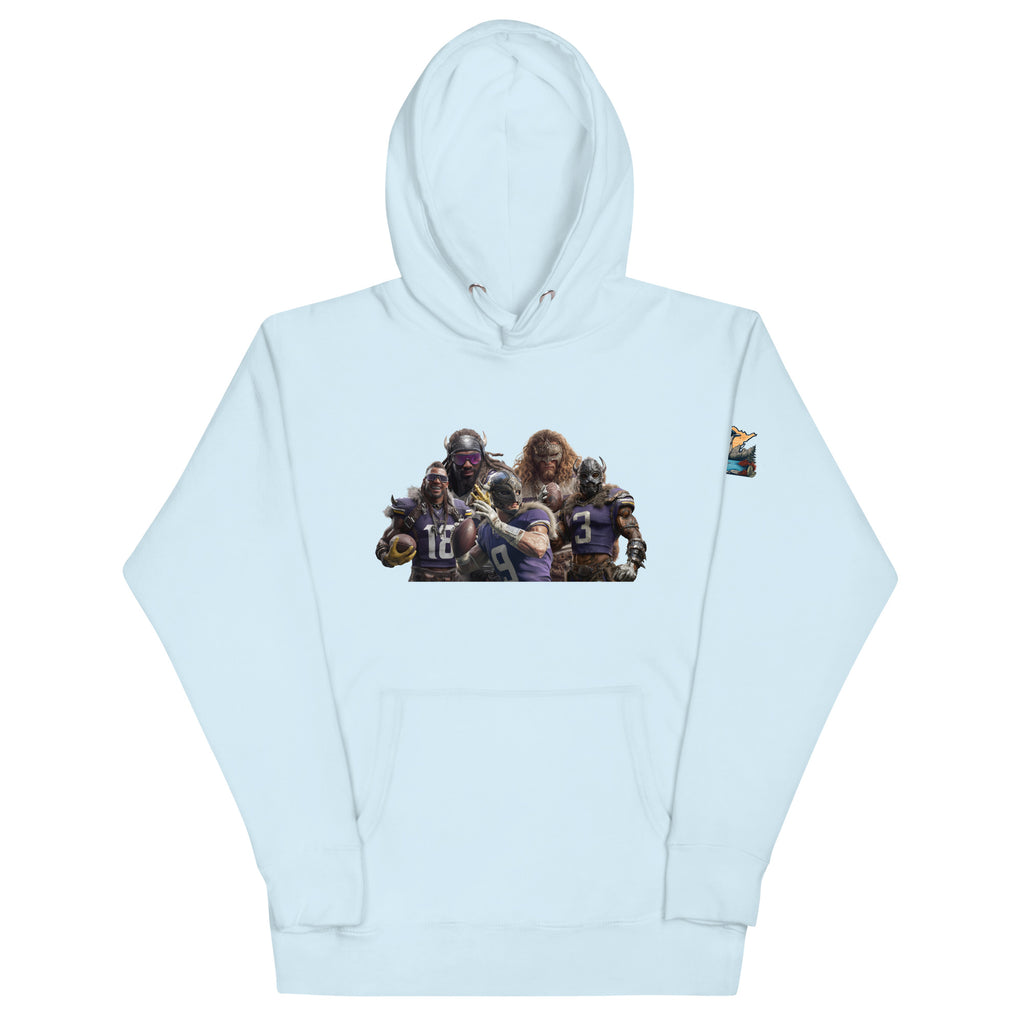 Viking 11 M Unisex Hoodie Sky Blue