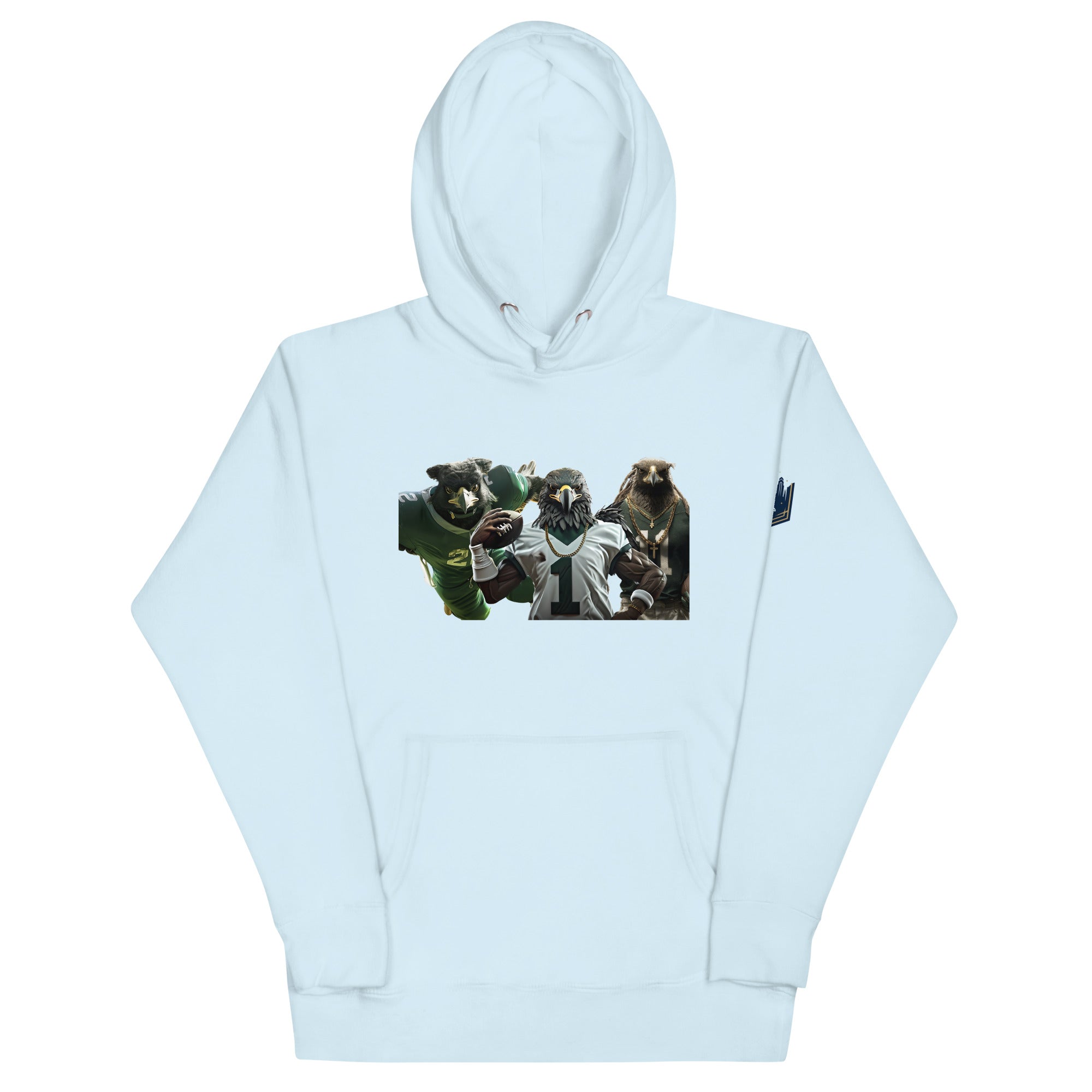 Eagle 13 M Unisex Hoodie Sky Blue