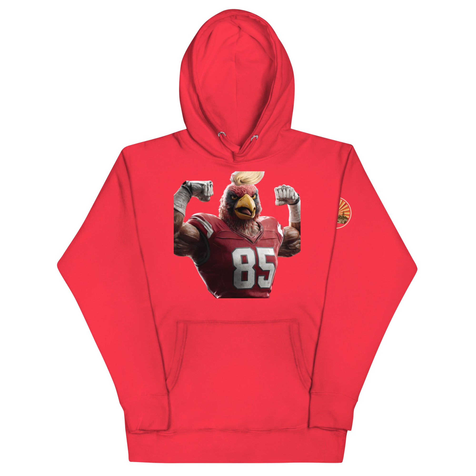 Cardinal 9 Men Unisex Hoodie Team Red