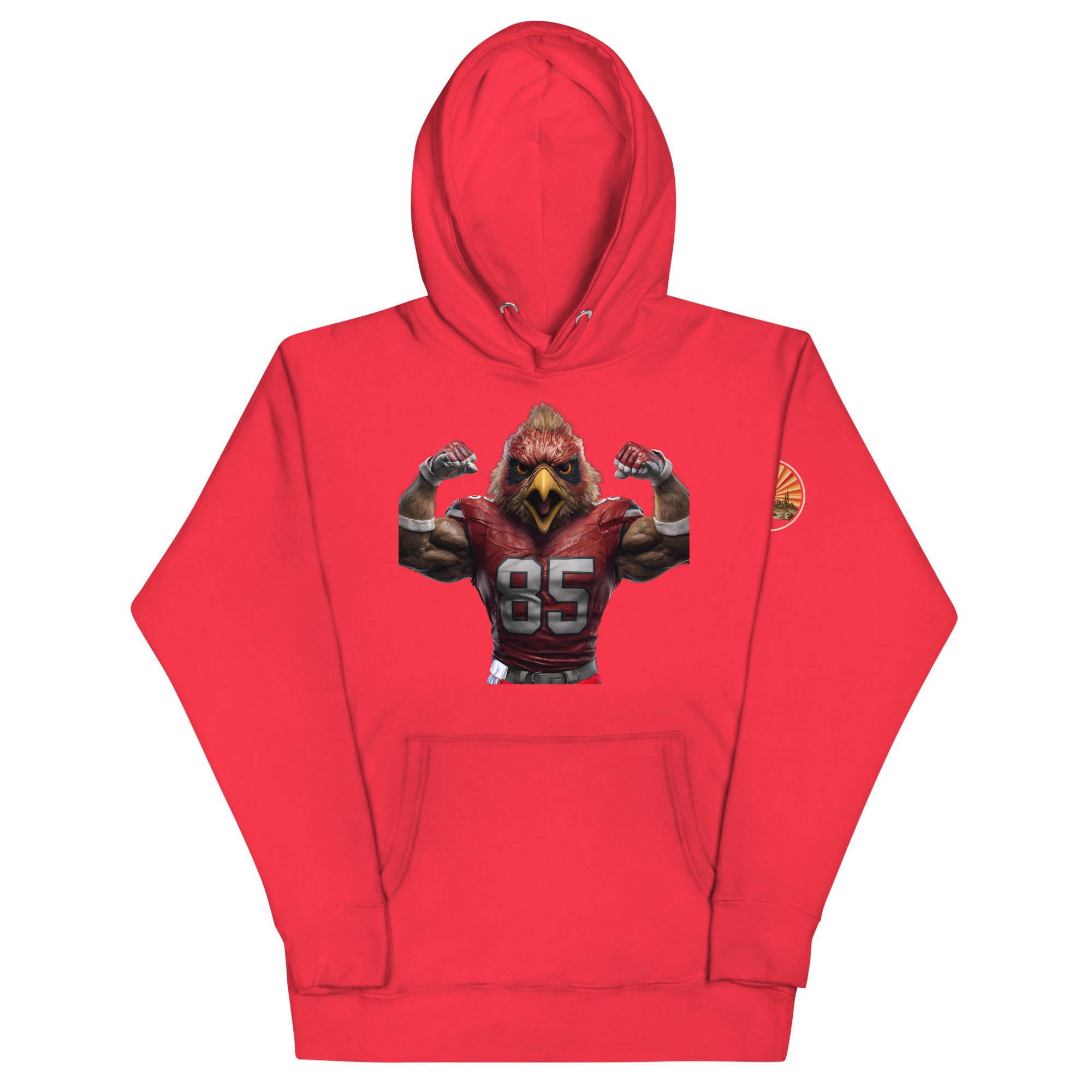 Cardinal 7 Men Unisex Hoodie Team Red