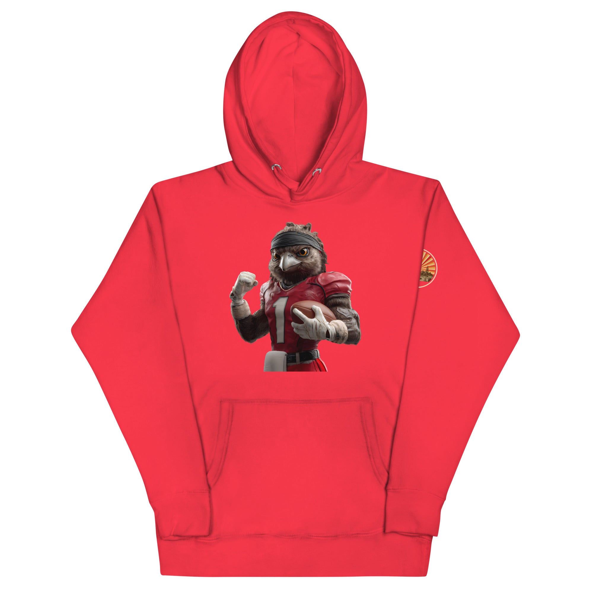 Cardinal 2 Men Unisex Hoodie Team Red