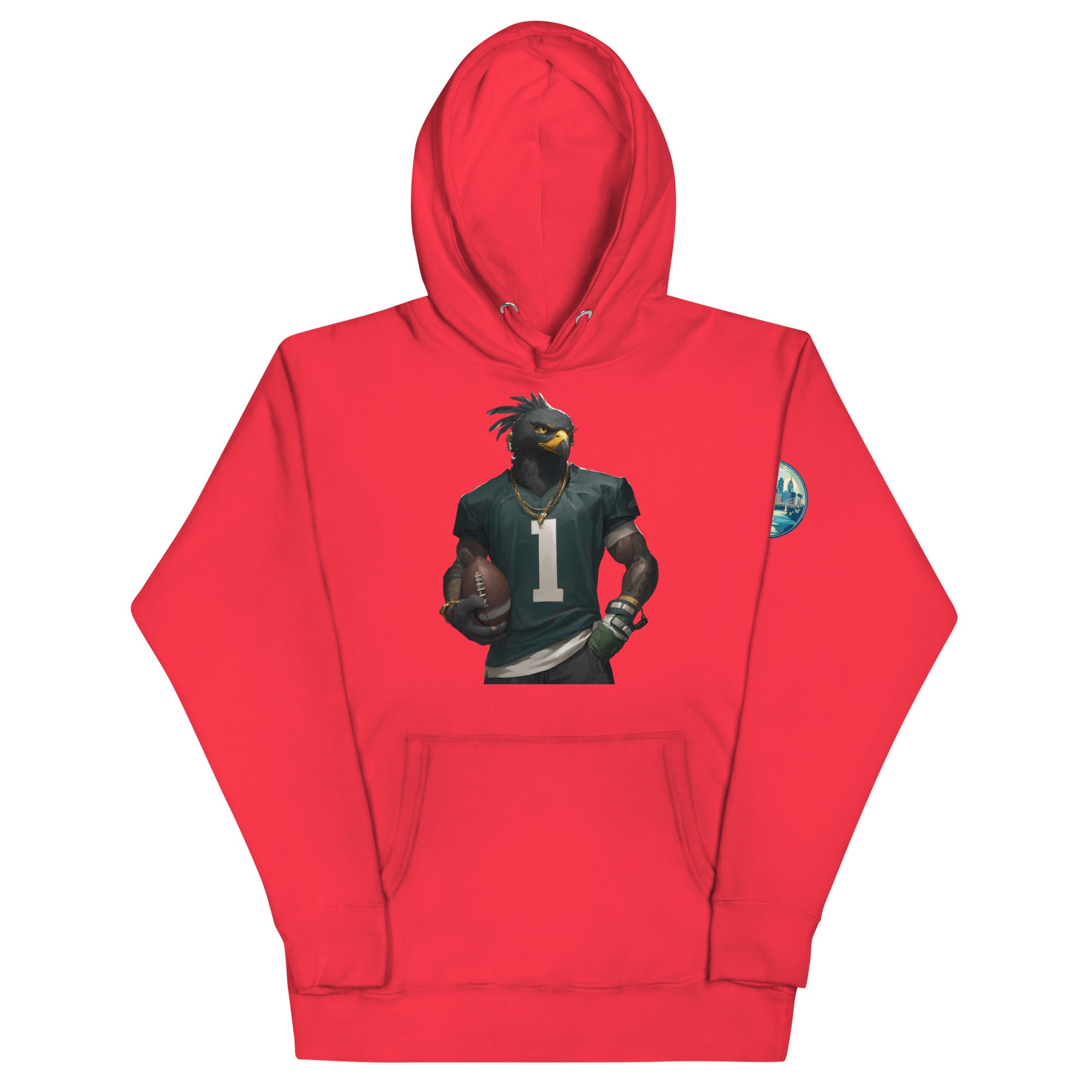 Eagle 6 M Unisex Hoodie Team Red