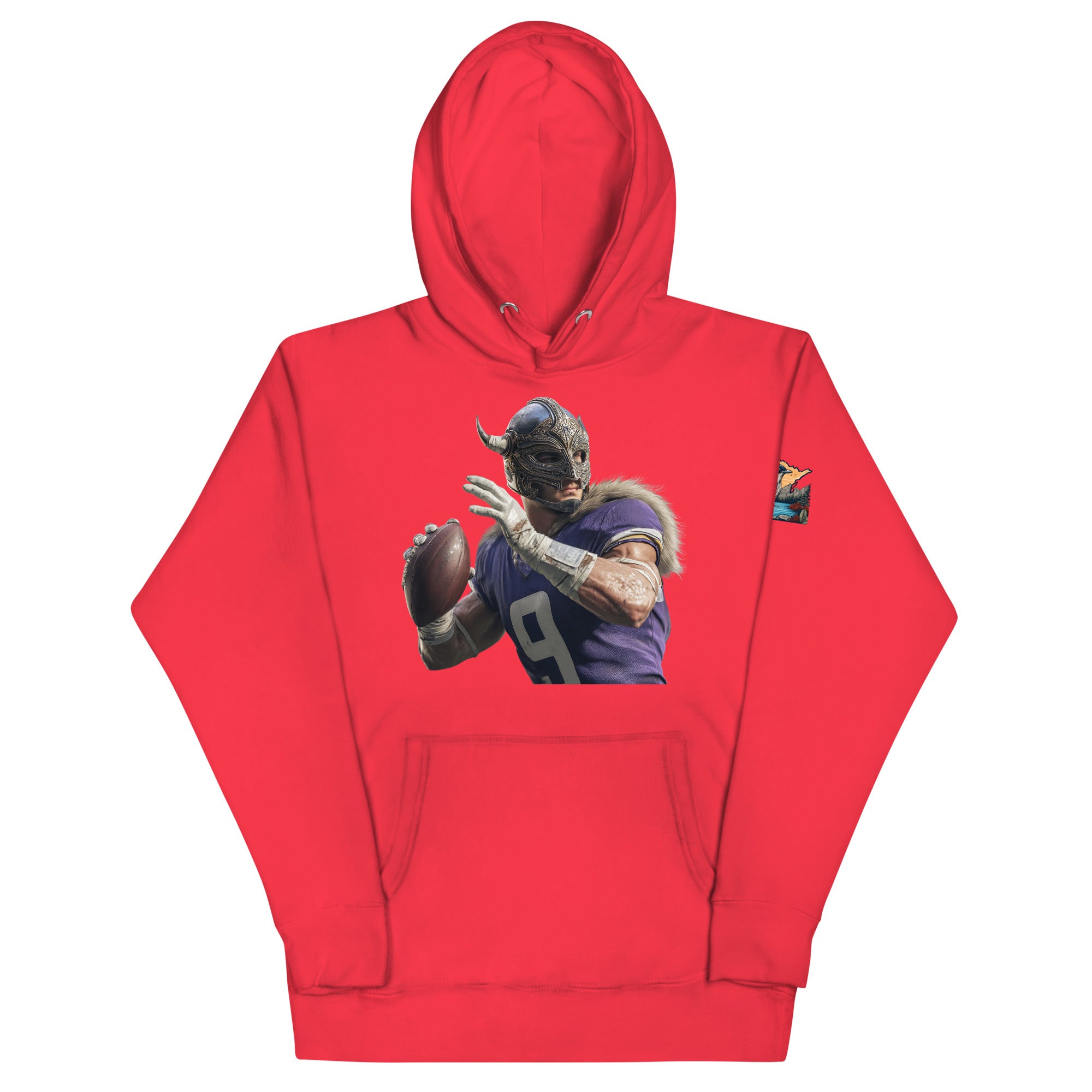Viking 1 M Unisex Hoodie Team Red