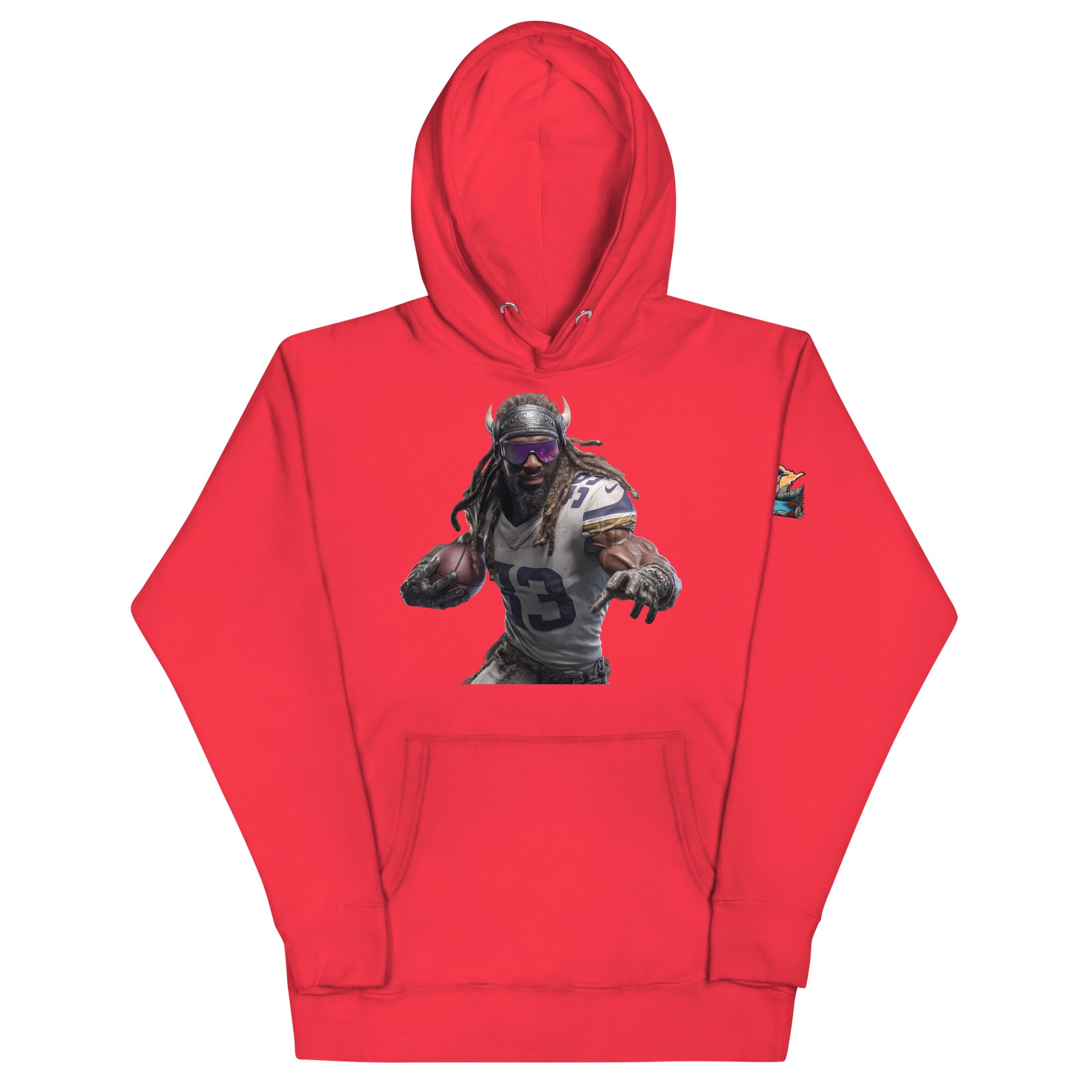 Viking 3 M Unisex Hoodie Team Red