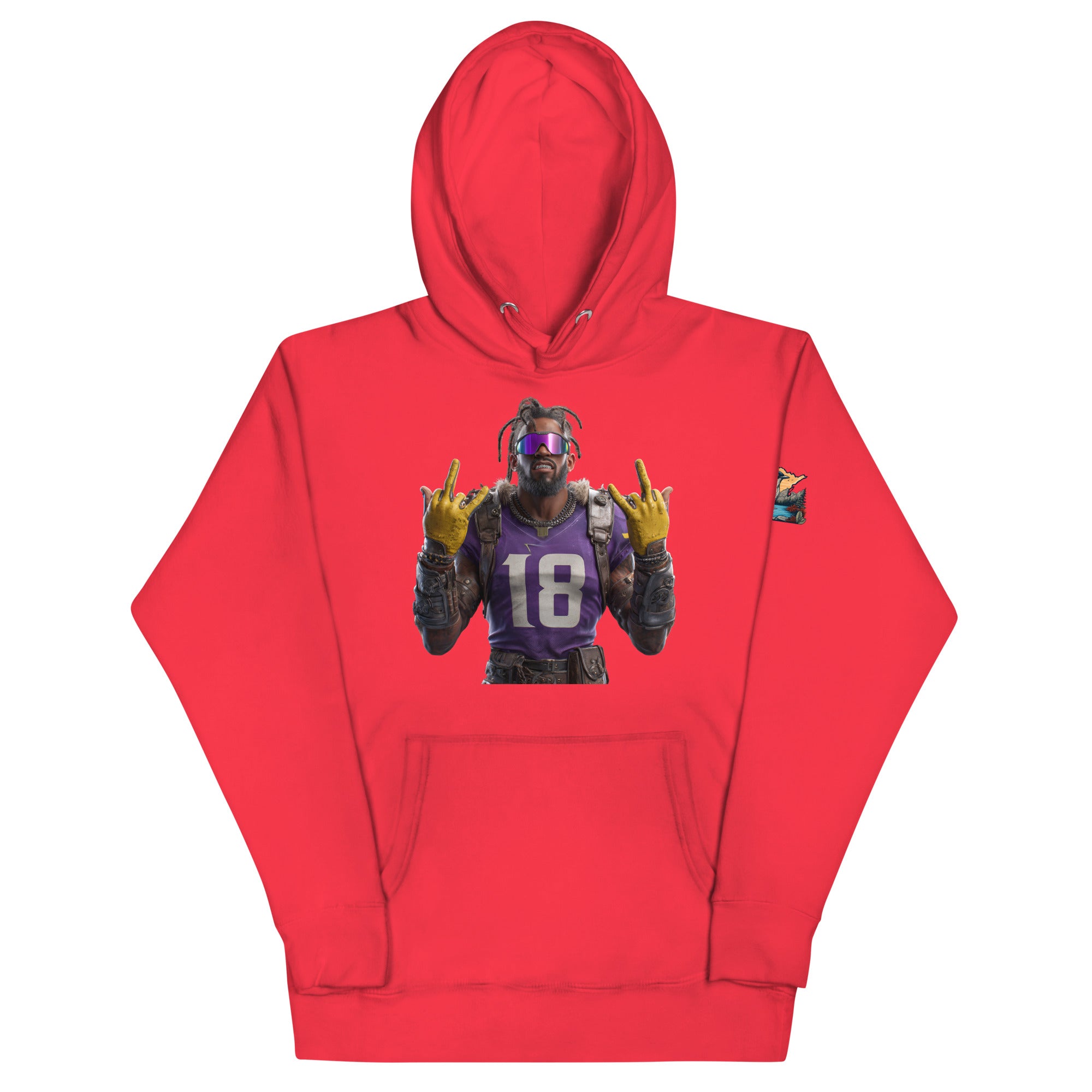 Viking 4 M Unisex Hoodie Team Red