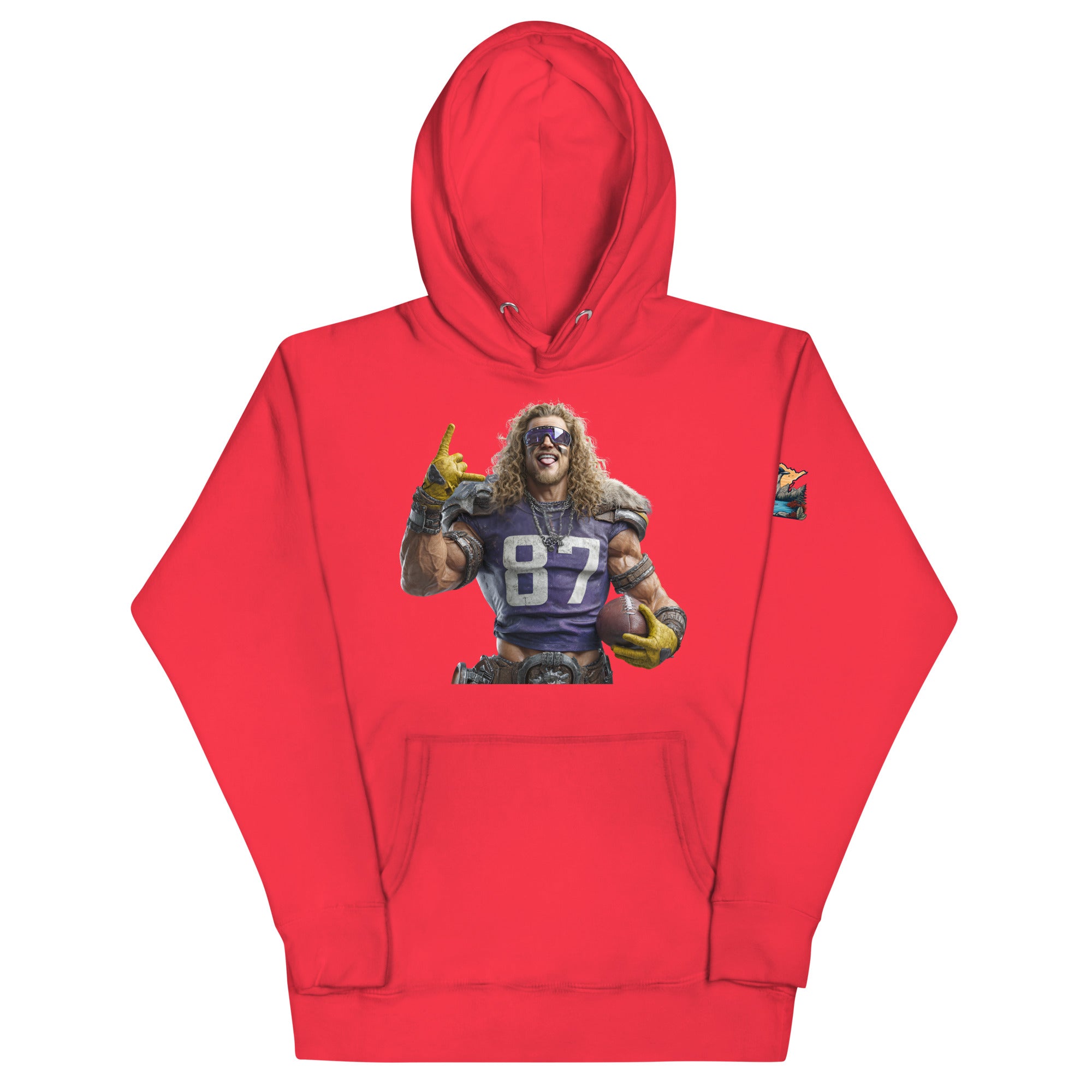 Viking 6 M Unisex Hoodie Team Red