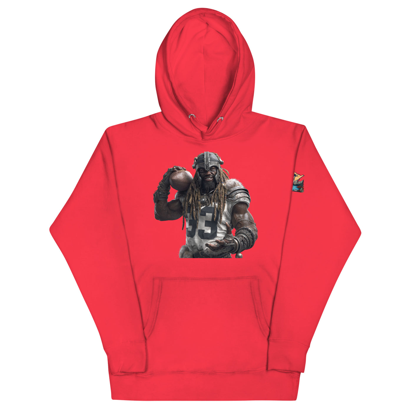 Viking 9 M Unisex Hoodie Team Red