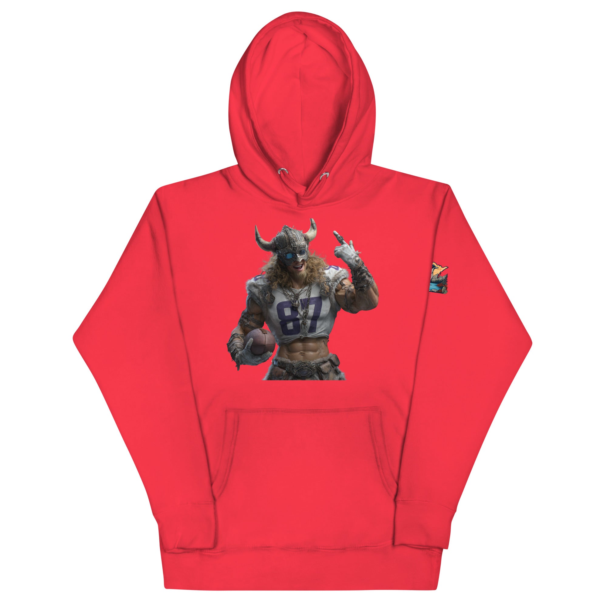 Viking 10 M Unisex Hoodie Team Red