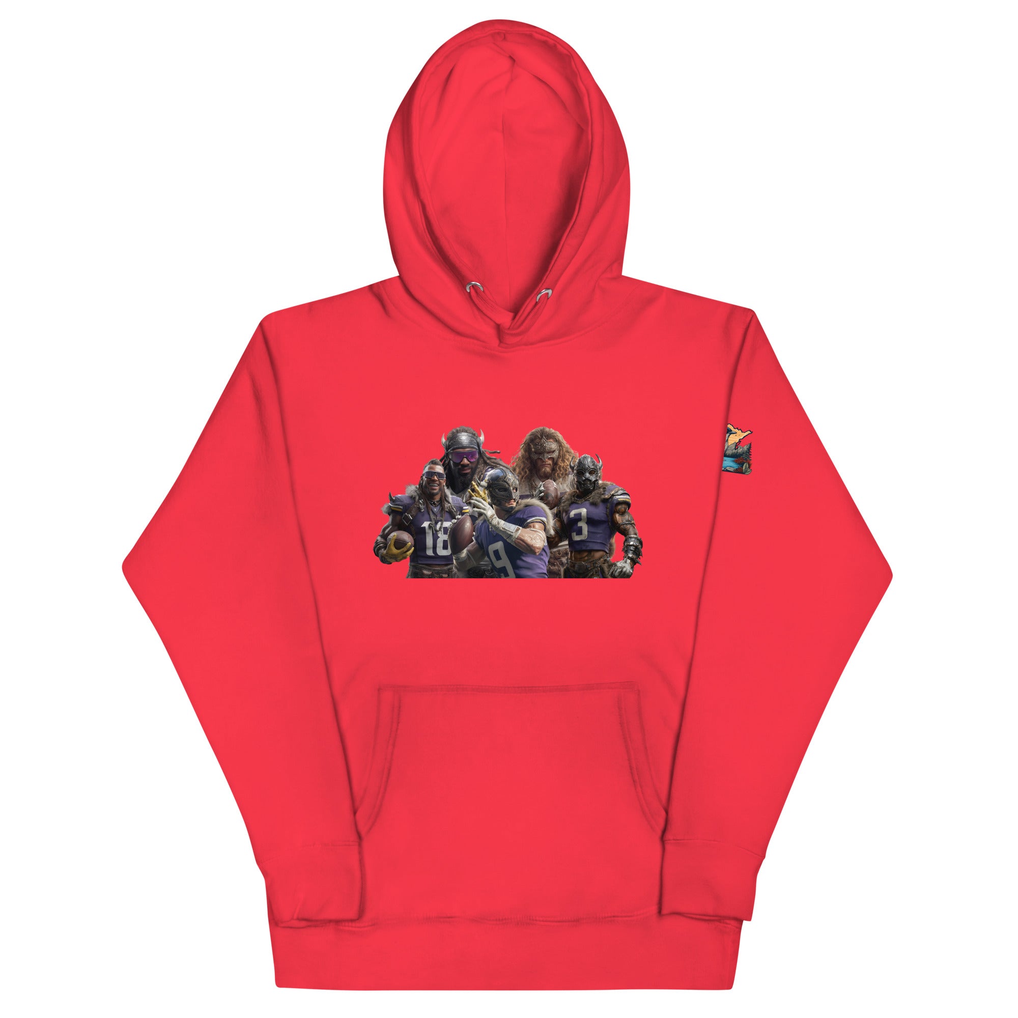 Viking 11 M Unisex Hoodie Team Red