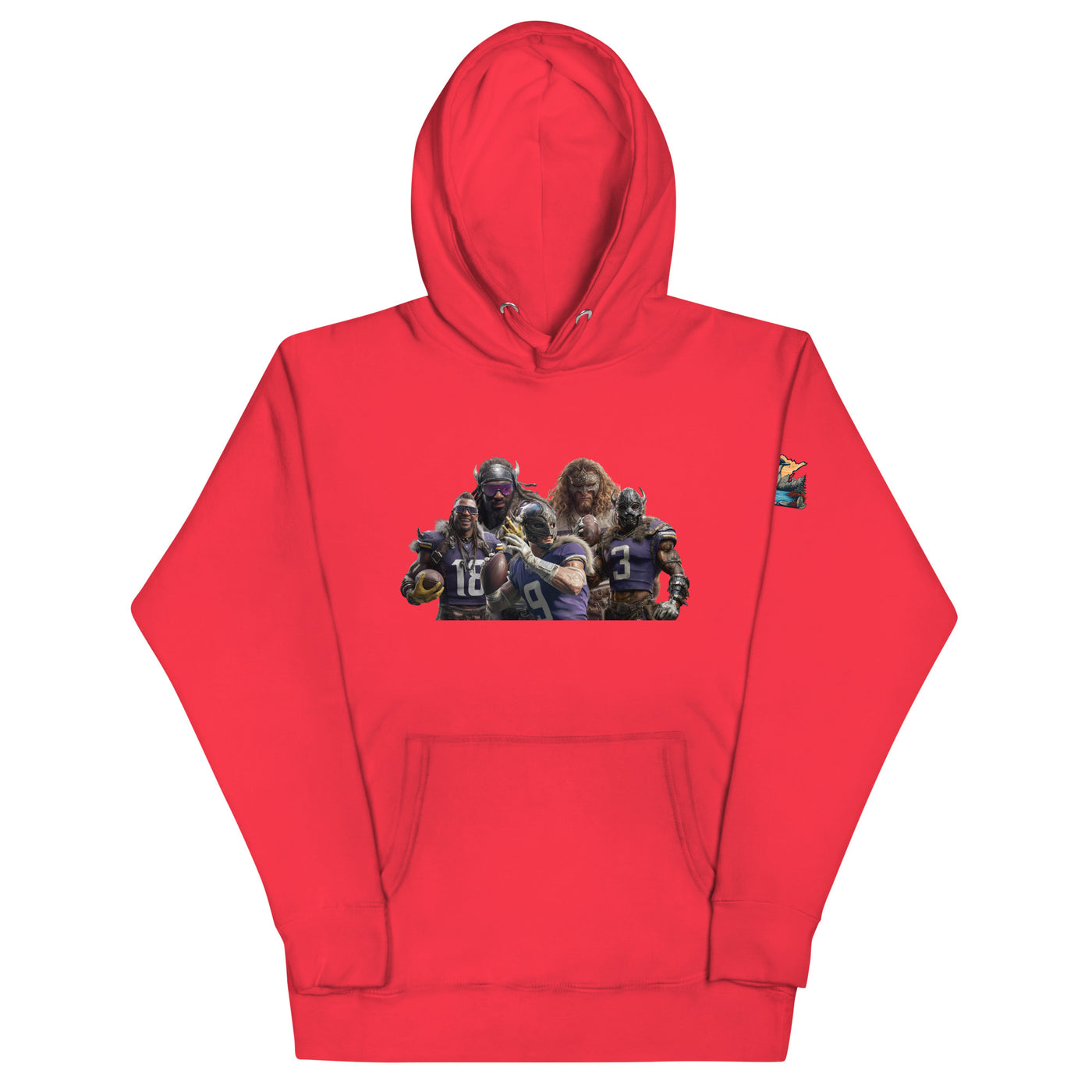 Viking 11 M Unisex Hoodie Team Red