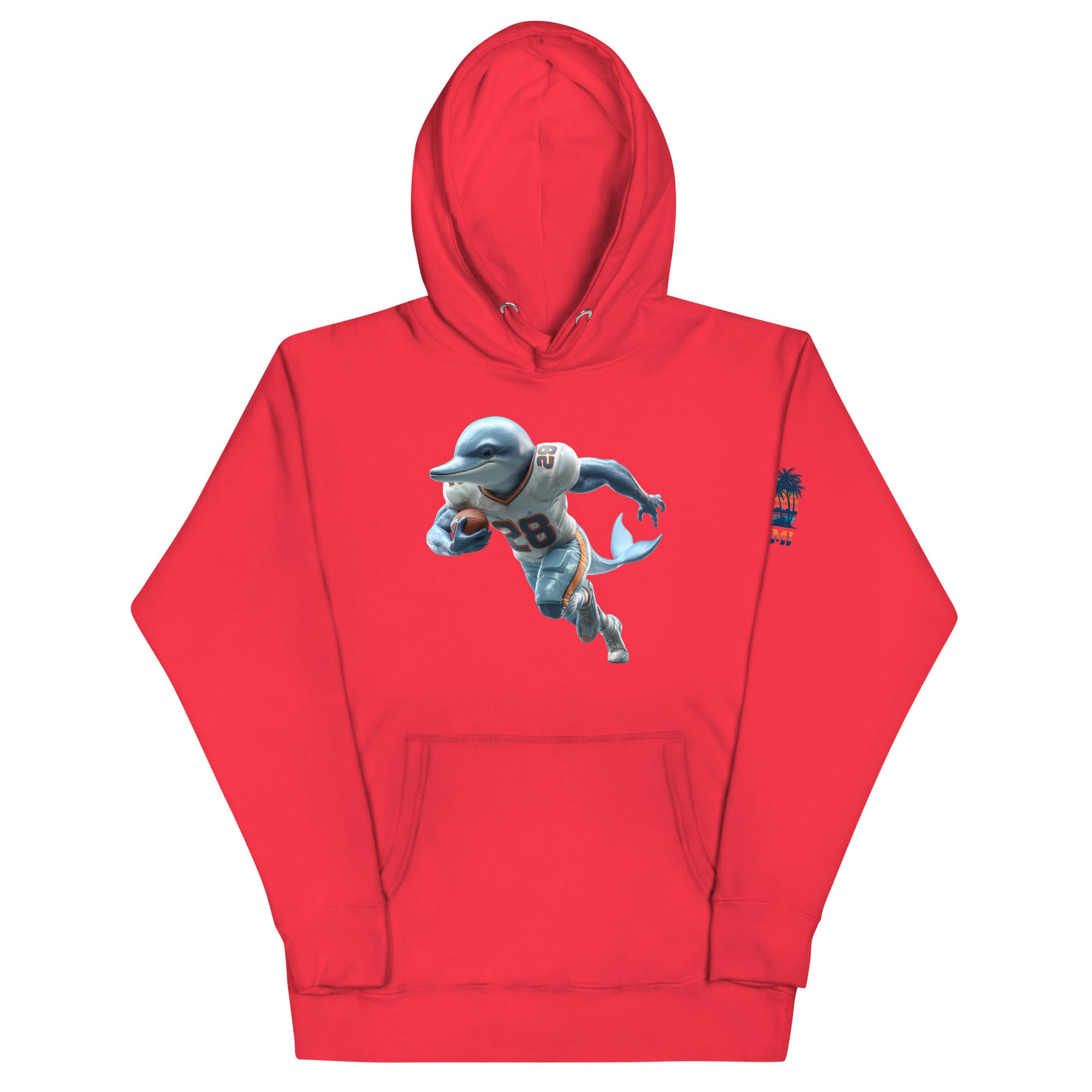 Dolphin 2 M Unisex Hoodie Team Red