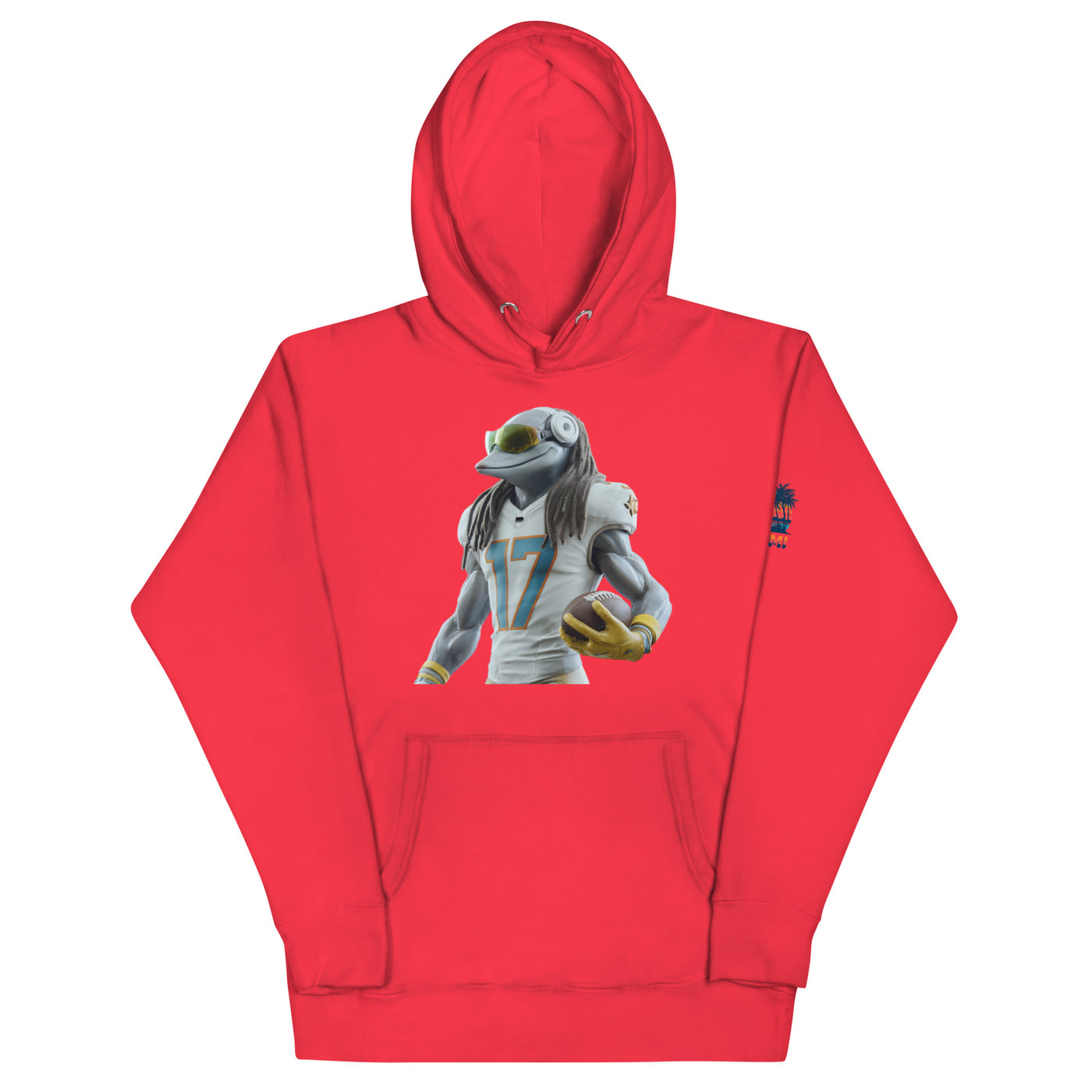 Dolphin 5 M Unisex Hoodie Team Red