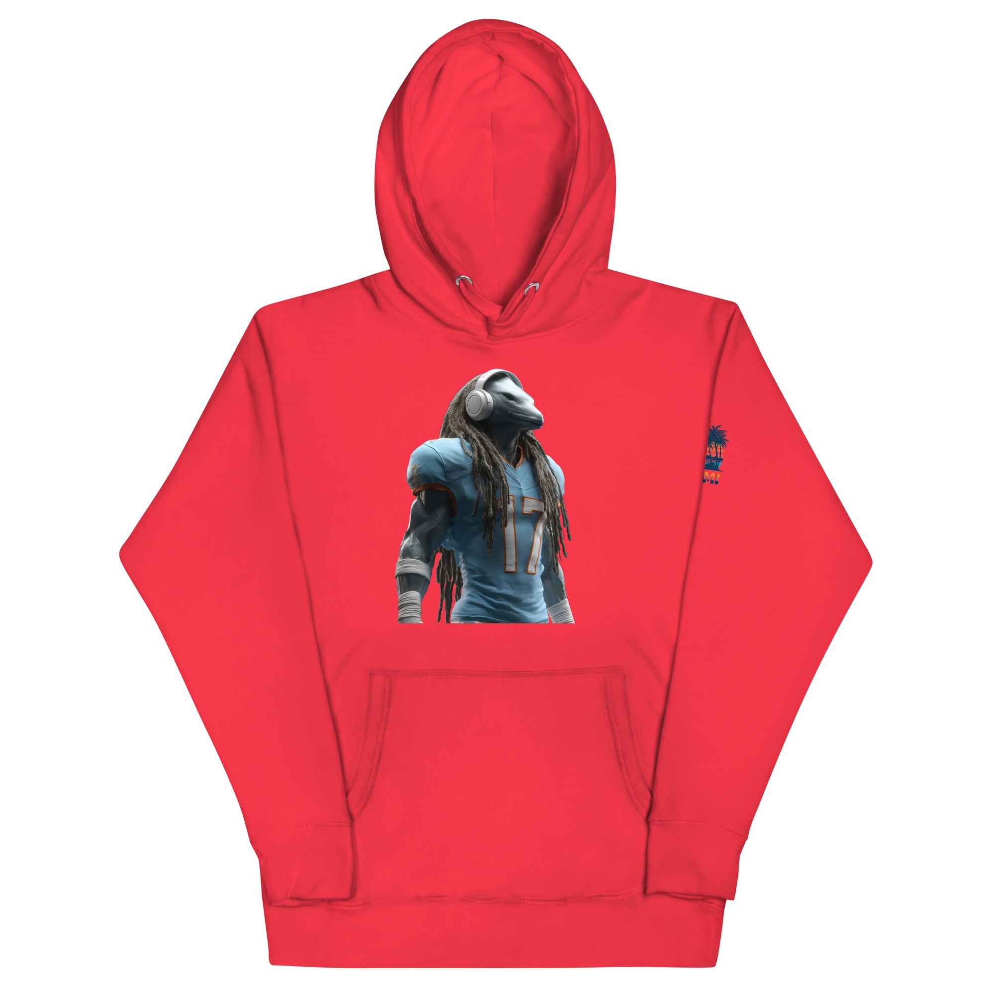 Dolphin 6 M Unisex Hoodie Team Red