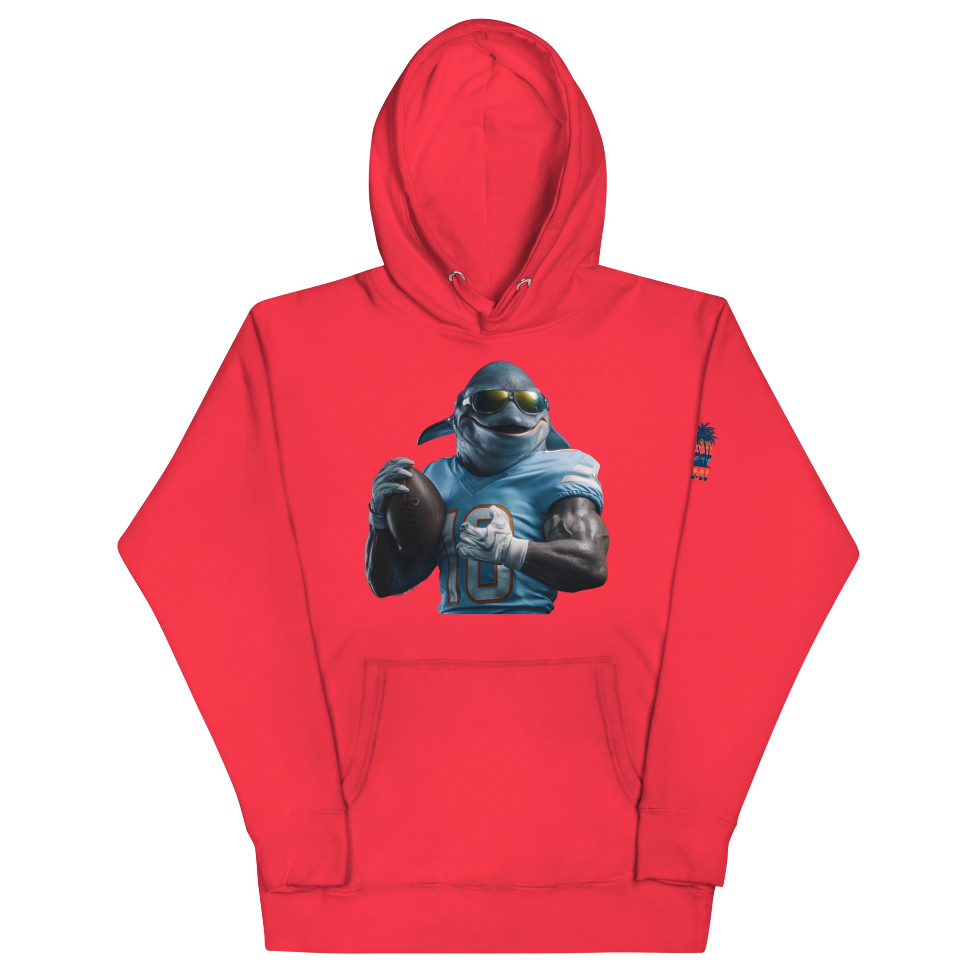 Dolphin 10 M Unisex Hoodie Team Red