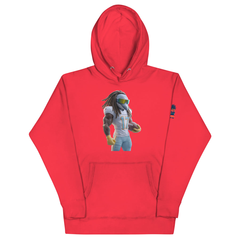 Dolphin 11 M Unisex Hoodie Team Red