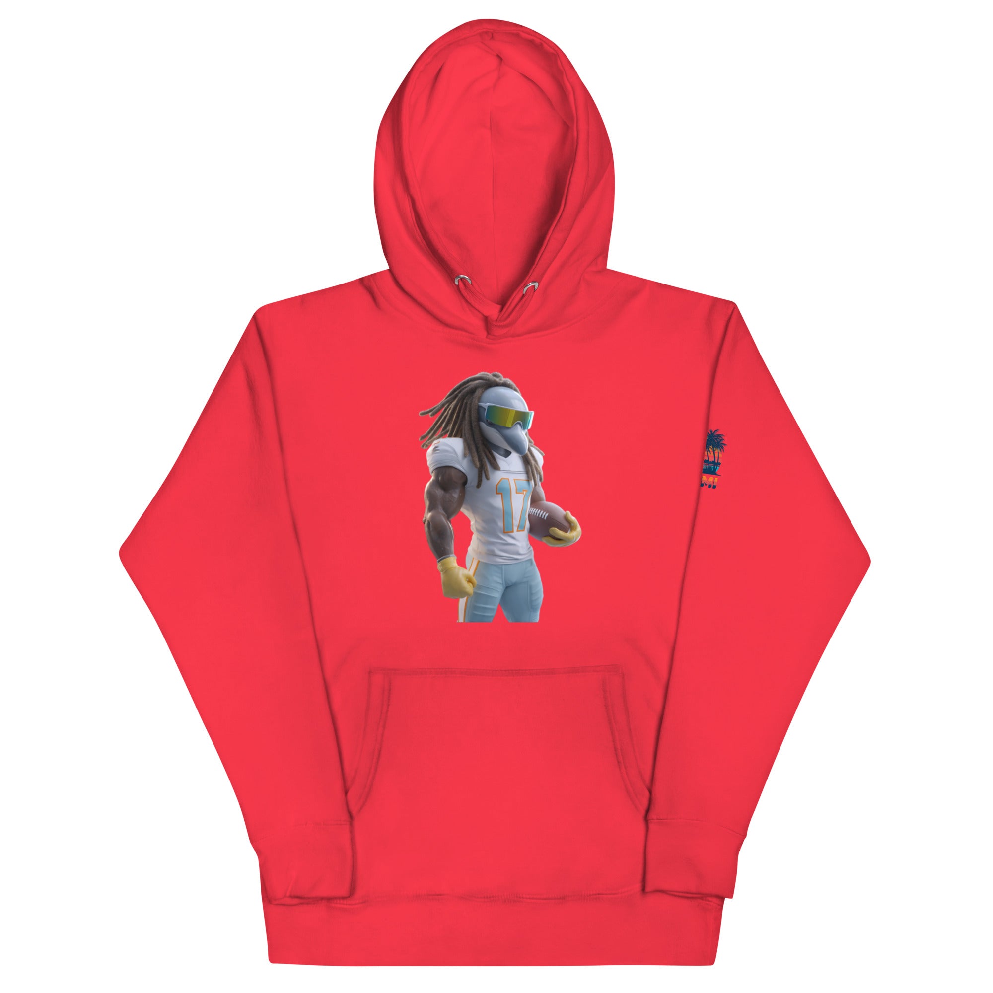 Dolphin 11 M Unisex Hoodie Team Red