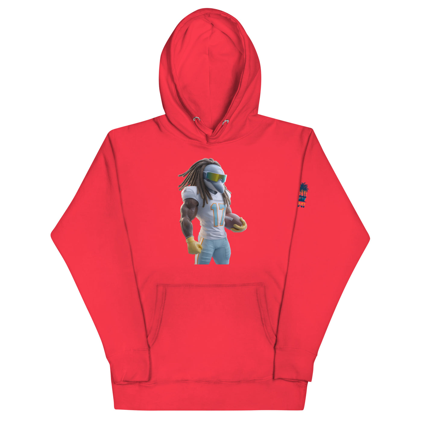 Dolphin 11 M Unisex Hoodie Team Red