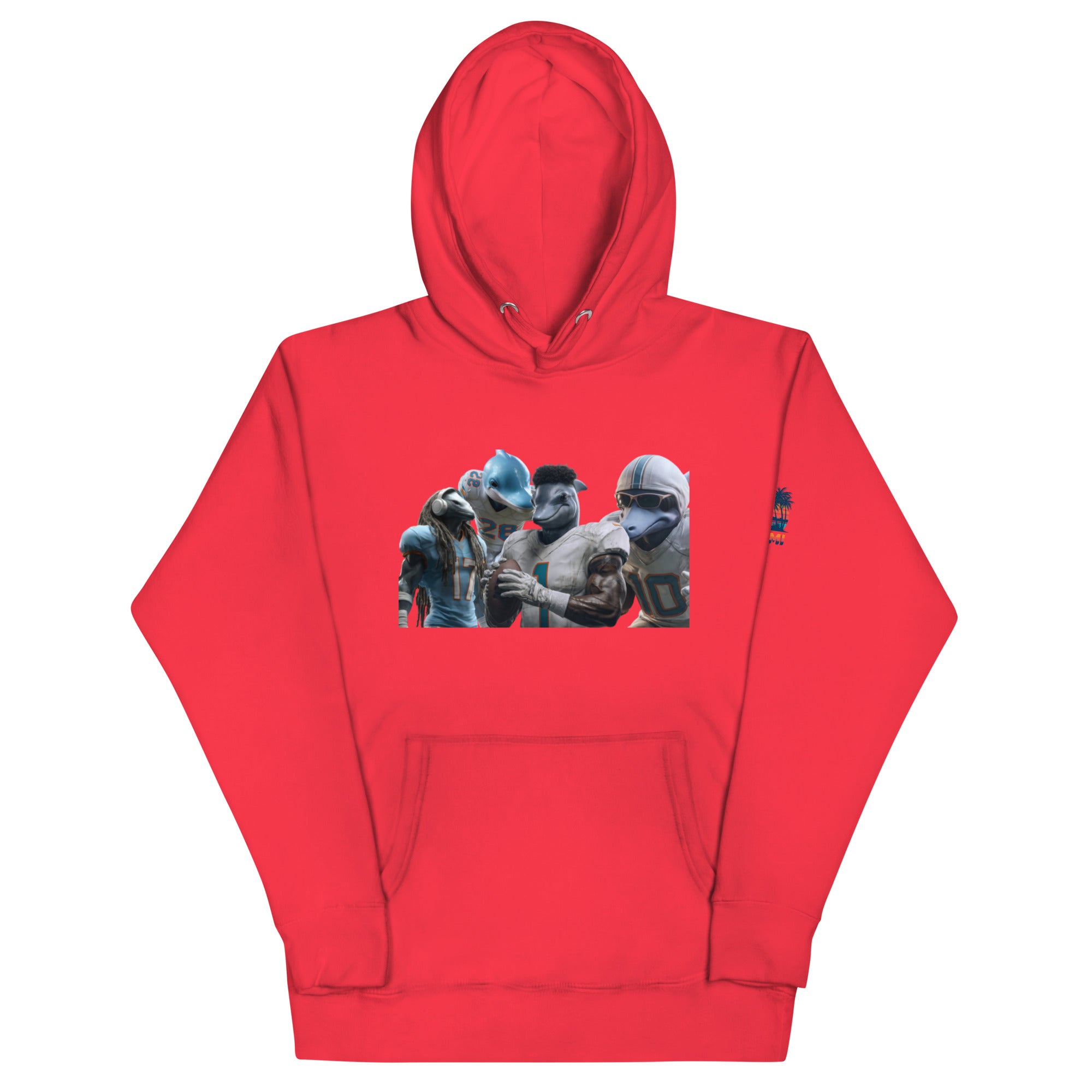 Dolphin 12 M Unisex Hoodie Team Red