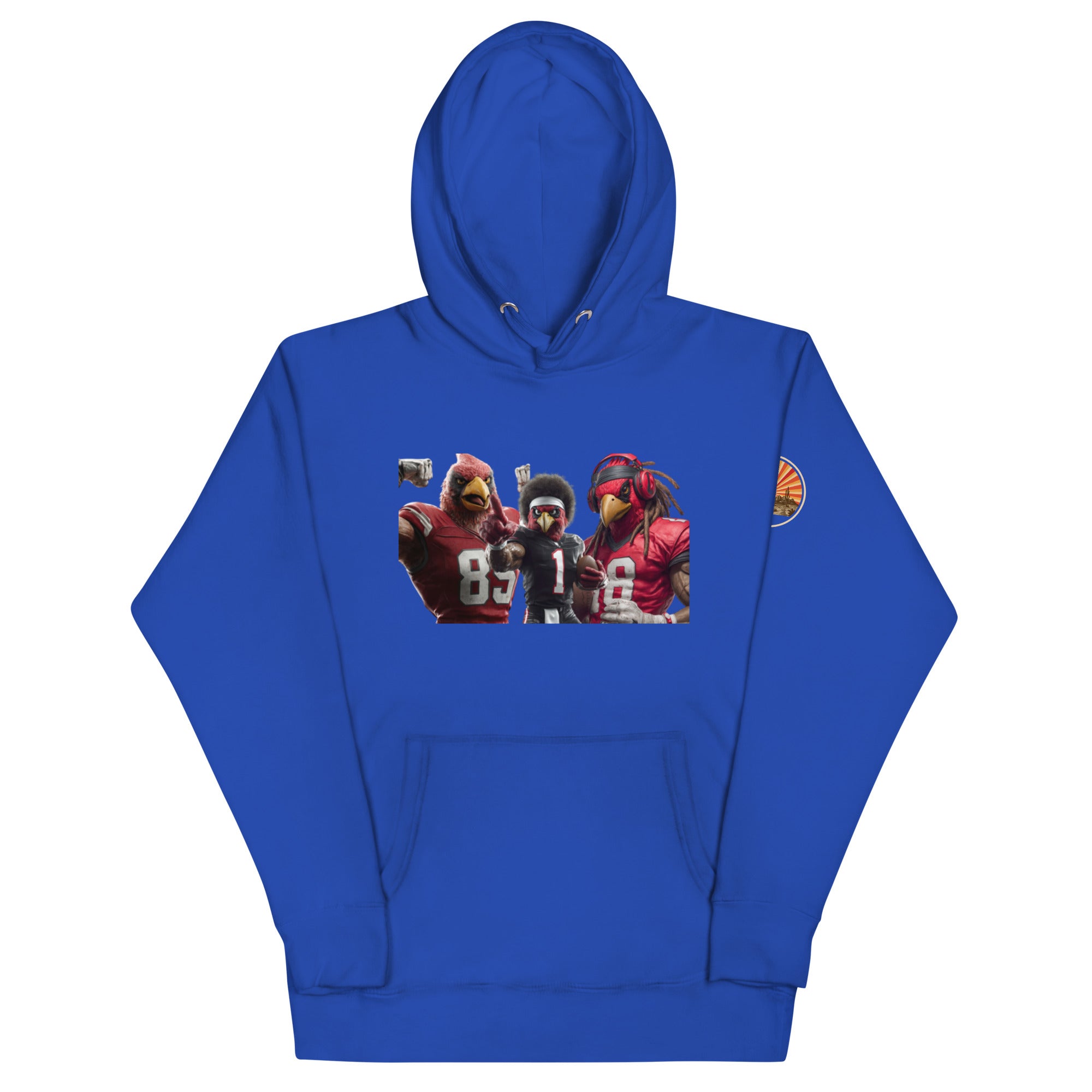 Cardinal 13 M Unisex Hoodie Team Royal