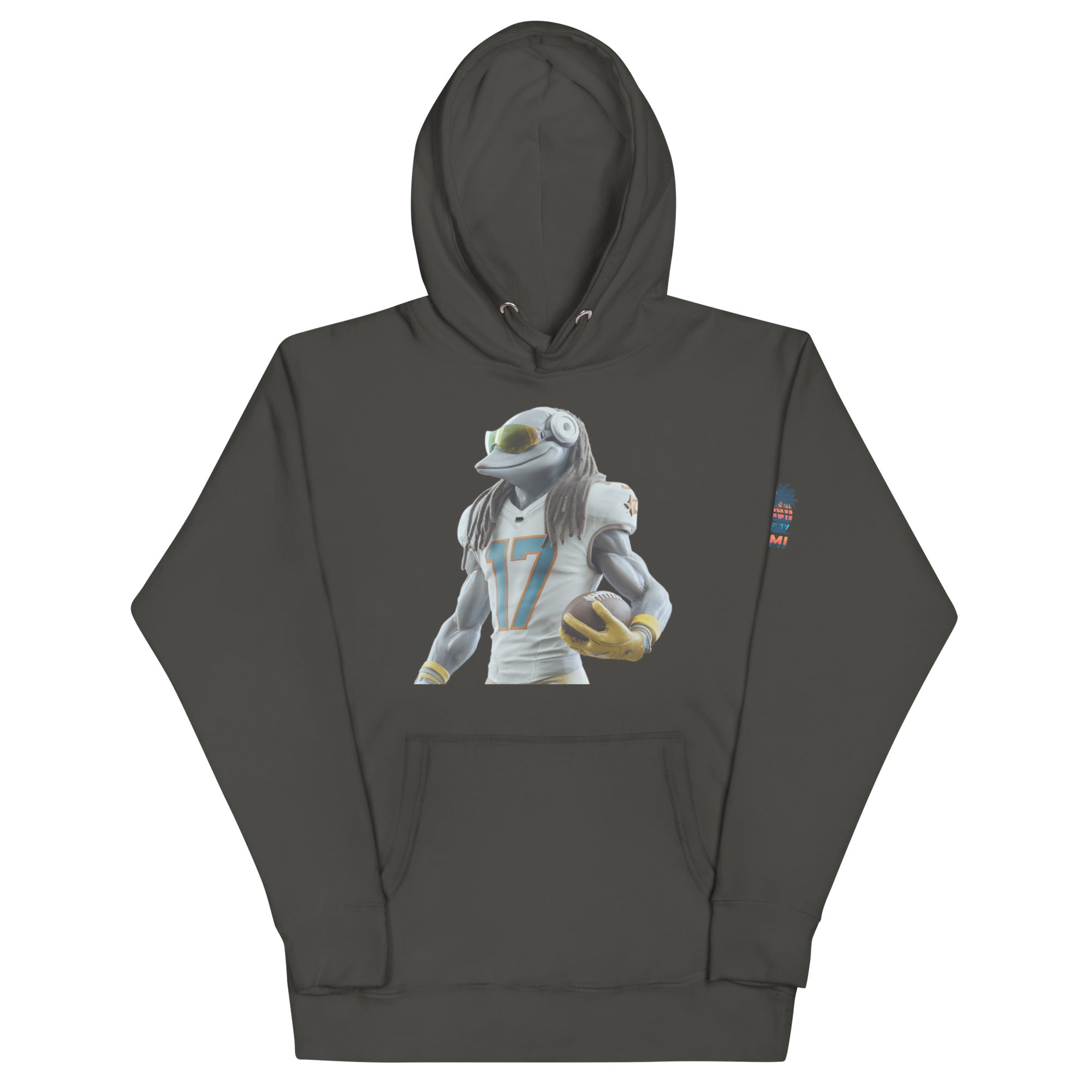 Dolphin 5 M Unisex Hoodie Vintage Black