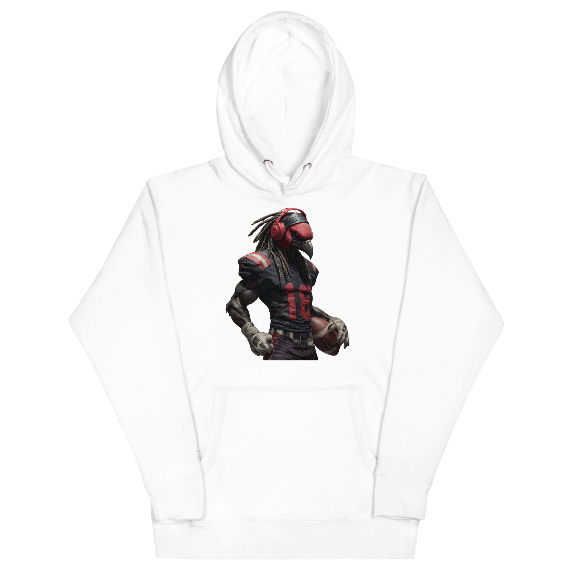 Cardinal 3 Men Unisex Hoodie White