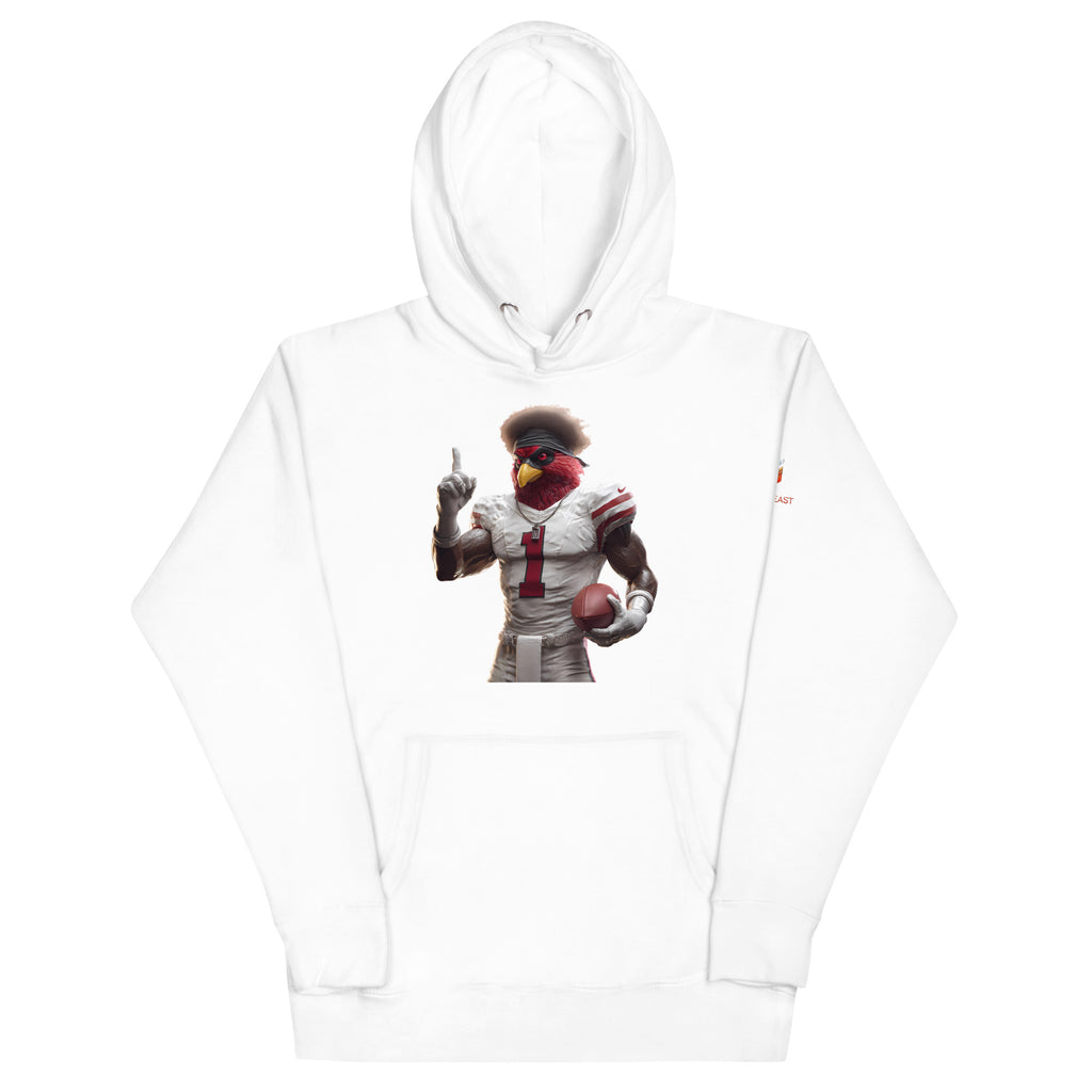 Cardinal 5 Men Unisex Hoodie White