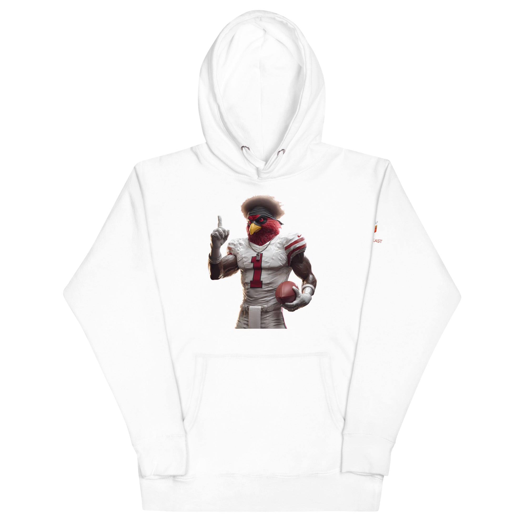 Cardinal 5 Men Unisex Hoodie White