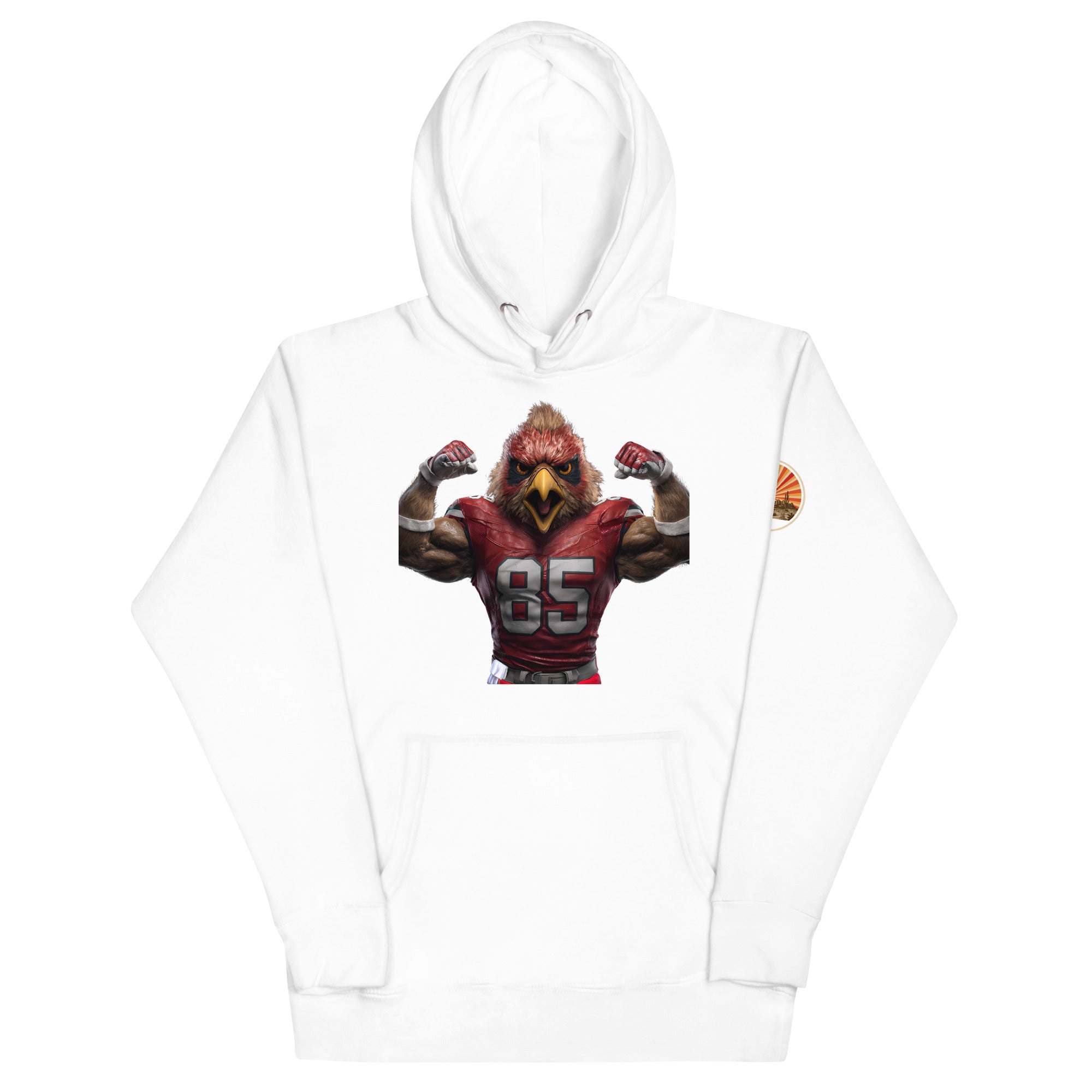 Cardinal 7 Men Unisex Hoodie White