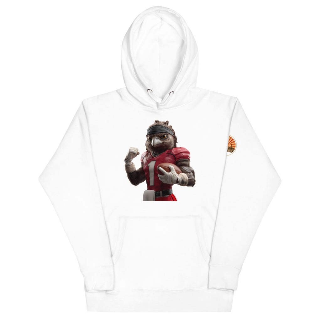Cardinal 2 Men Unisex Hoodie White