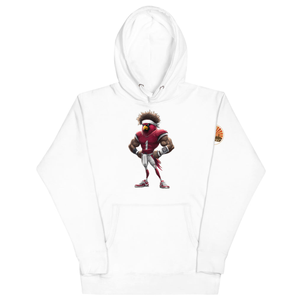Cardinal 1 Men Unisex Hoodie White