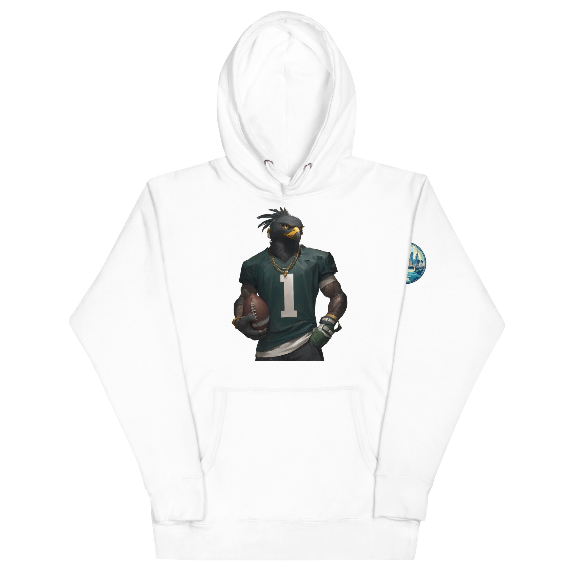 Eagle 6 M Unisex Hoodie White