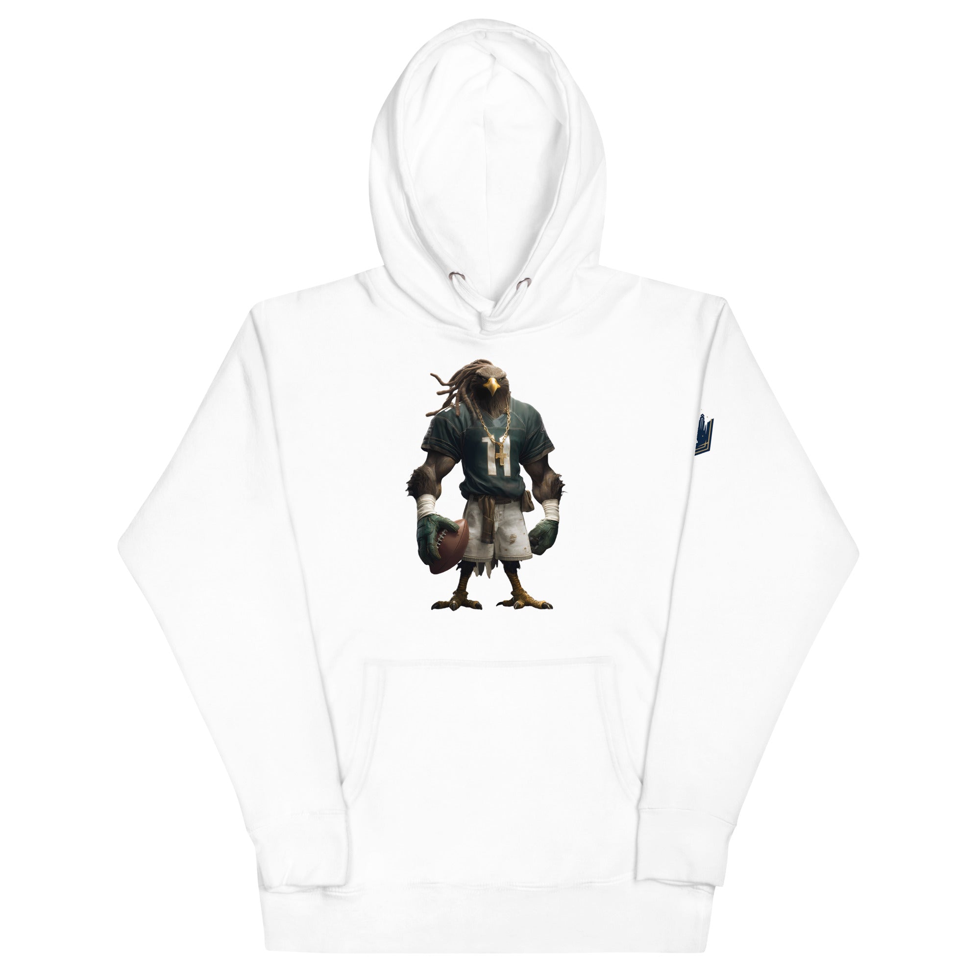 Eagle 7 M Unisex Hoodie White