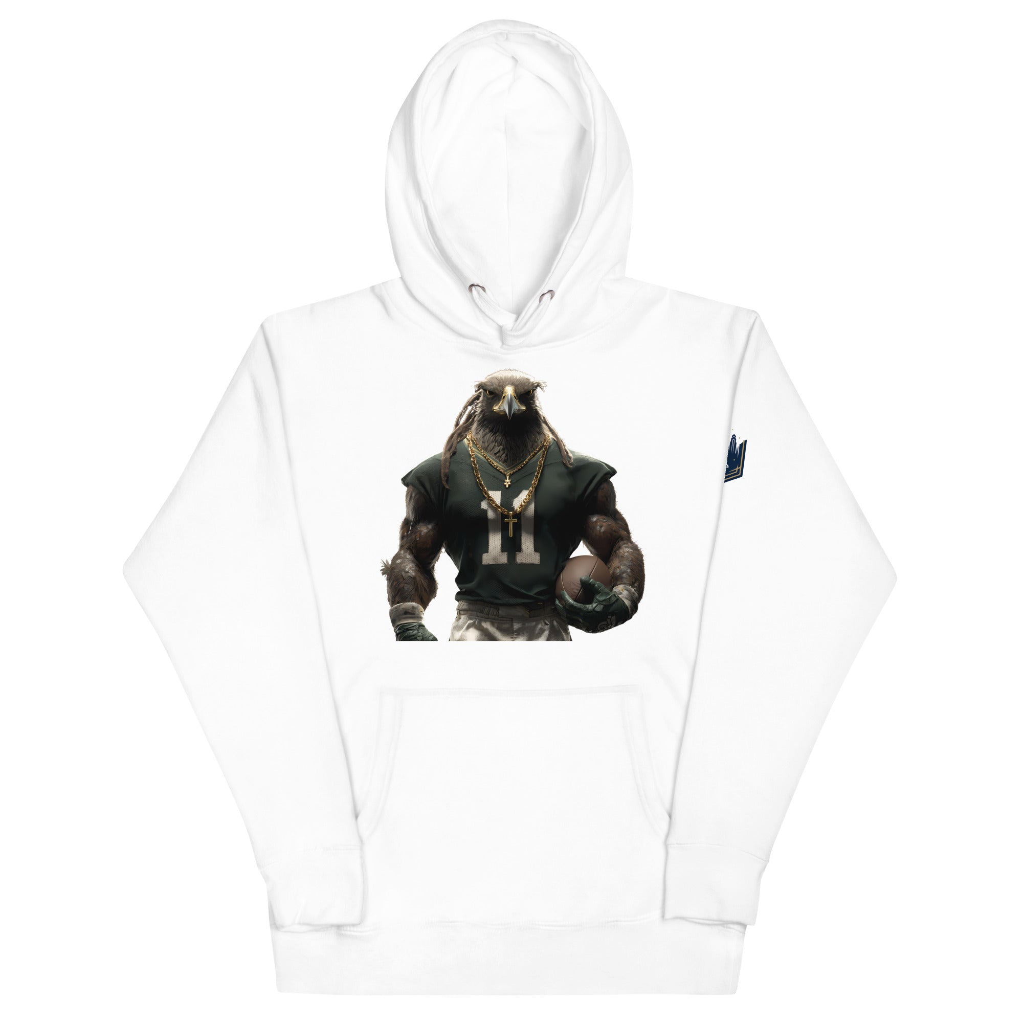 Eagle 9 m Unisex Hoodie White
