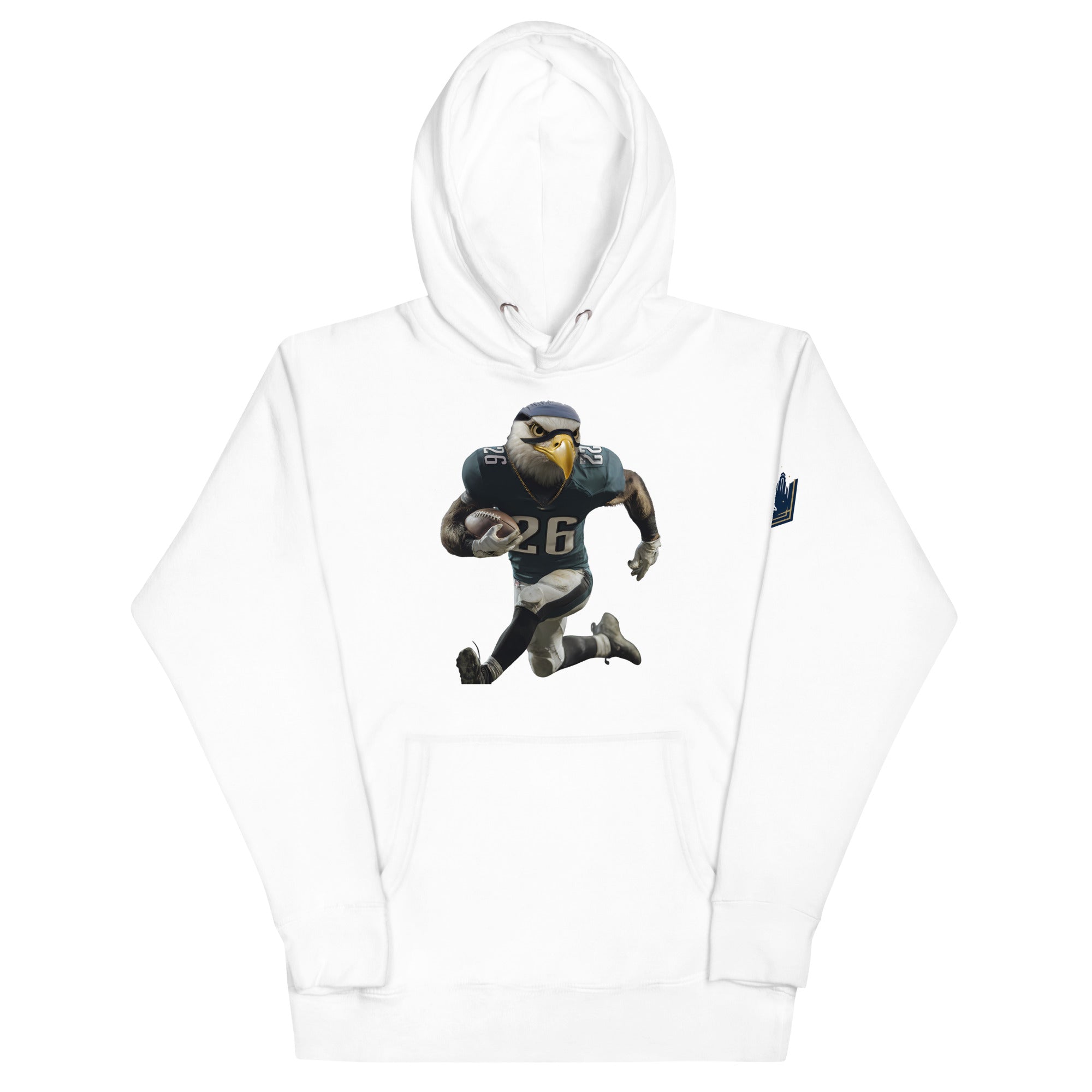 Eagle 11 M Unisex Hoodie White