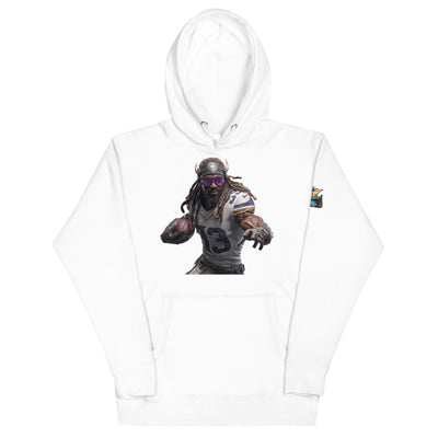 Viking 3 M Unisex Hoodie White