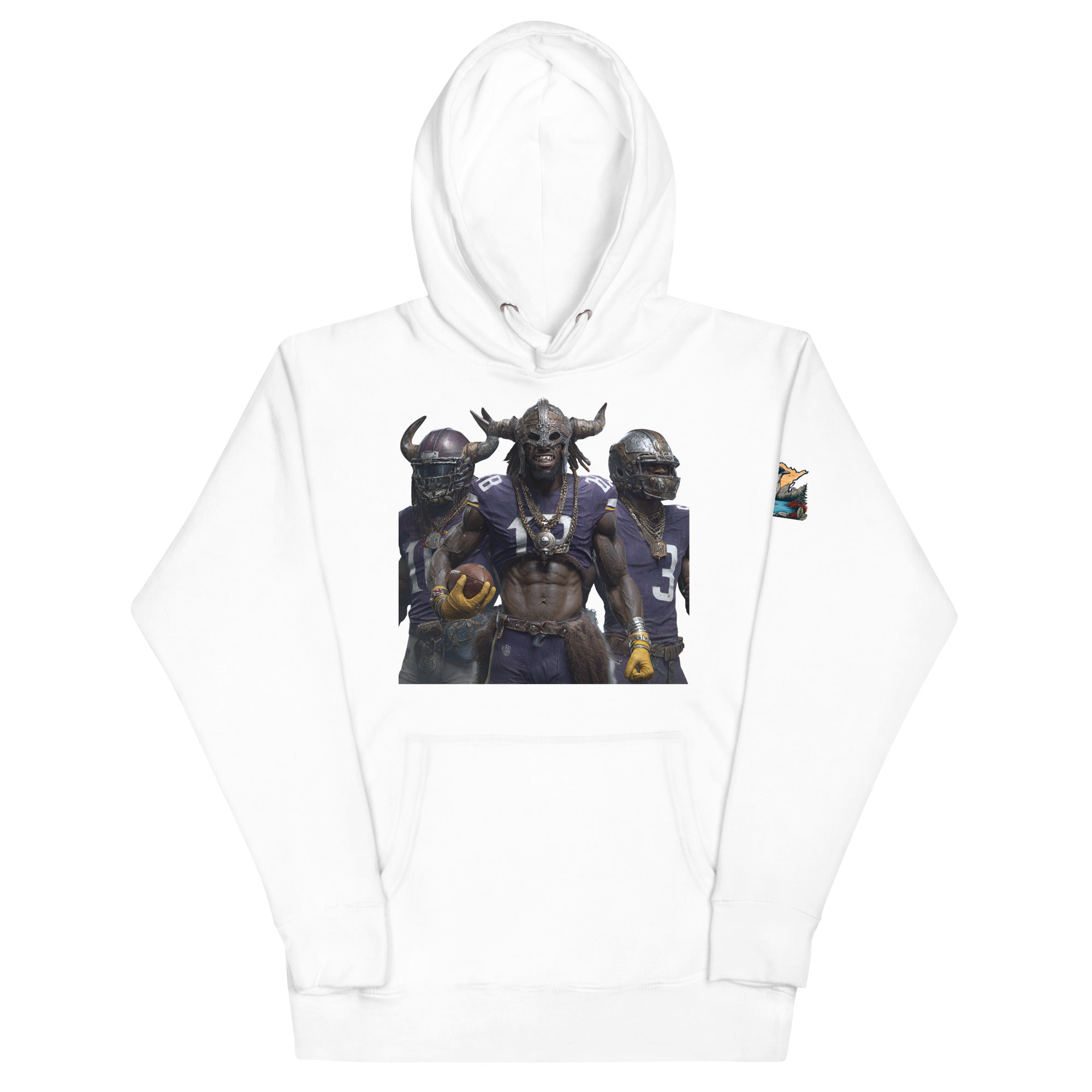 Viking 5 M Unisex Hoodie White