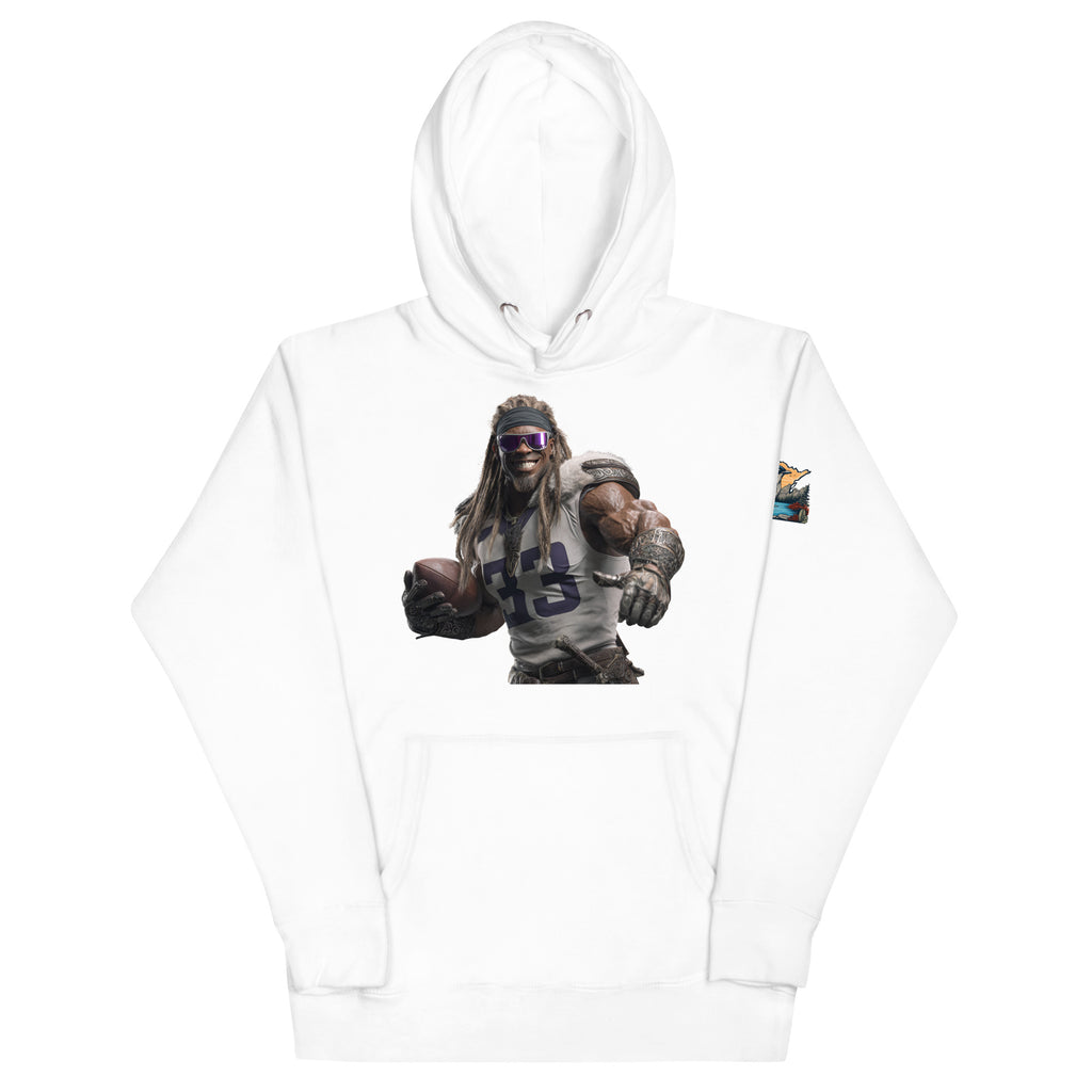 Viking 8 M Unisex Hoodie White