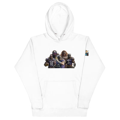 Viking 11 M Unisex Hoodie White